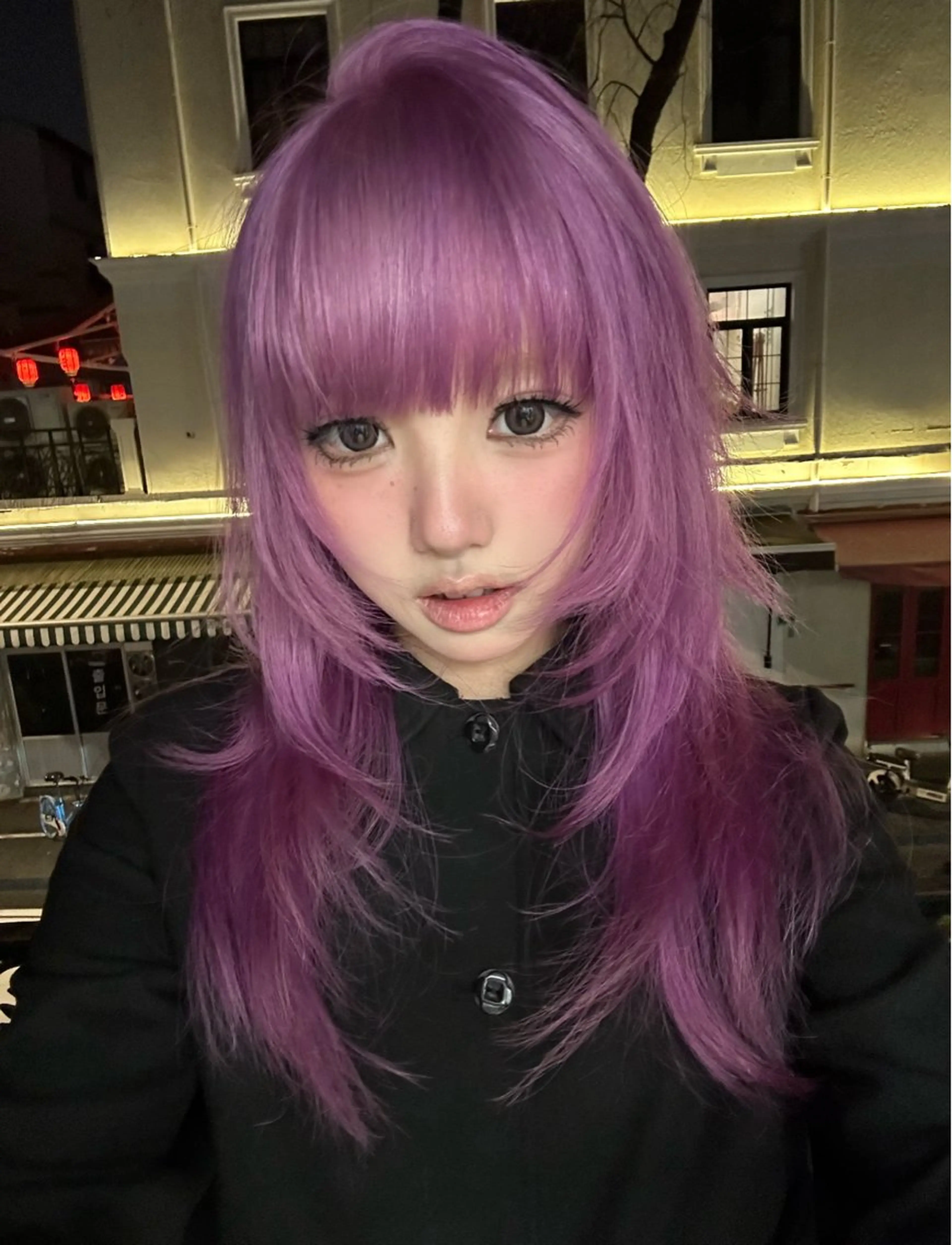 セミロング カラー カット ヘアカラー トリートメント デザインカラー⭐︎★ 🐆hyo🐆のヘアスタイル