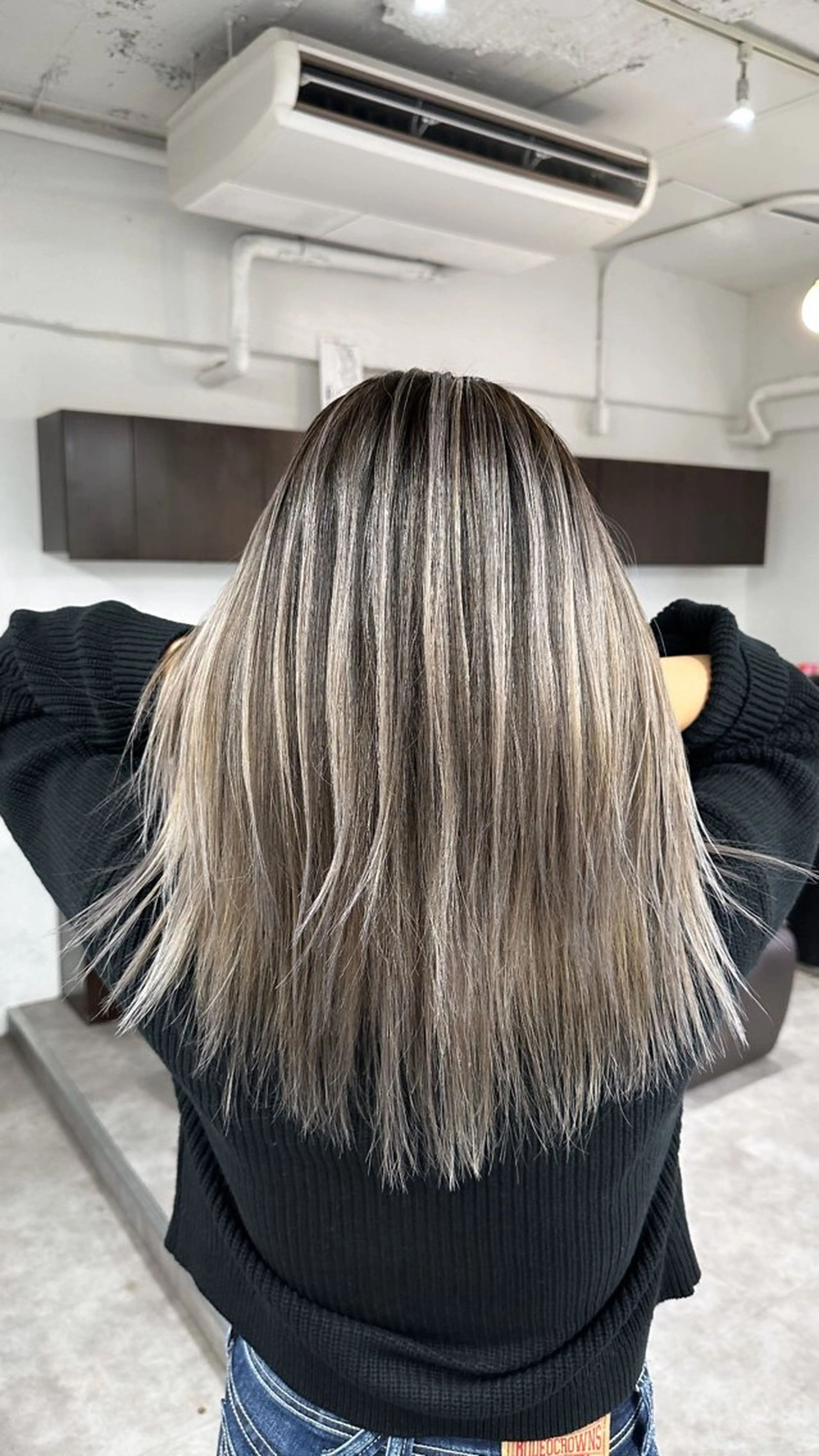 セミロング カラー ヘアアレンジ 久米 治仁のヘアスタイル