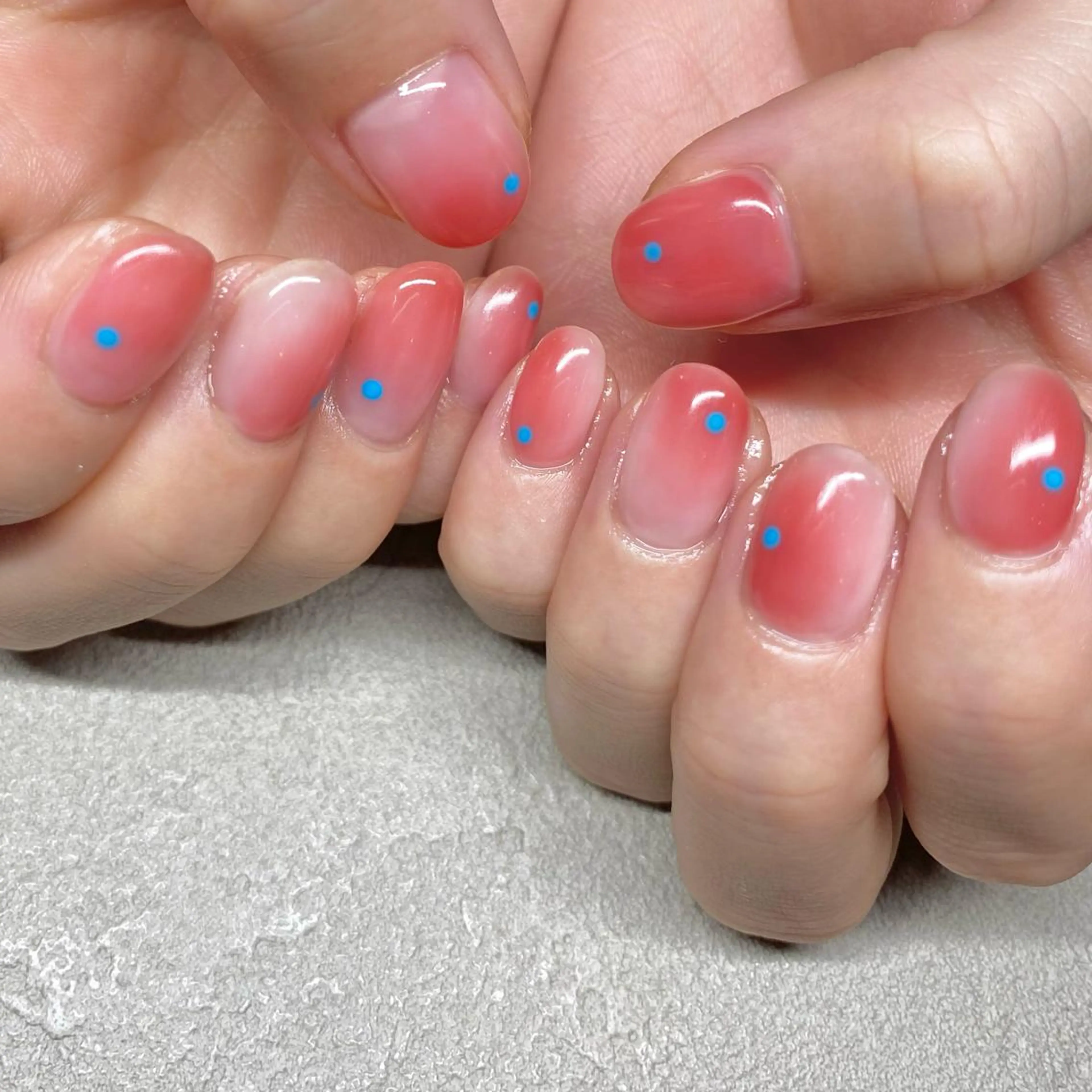 ネイル アートネイル ニュアンスネイル 春ネイル 夏ネイル ハンドネイル 山田 貴子のネイルデザイン