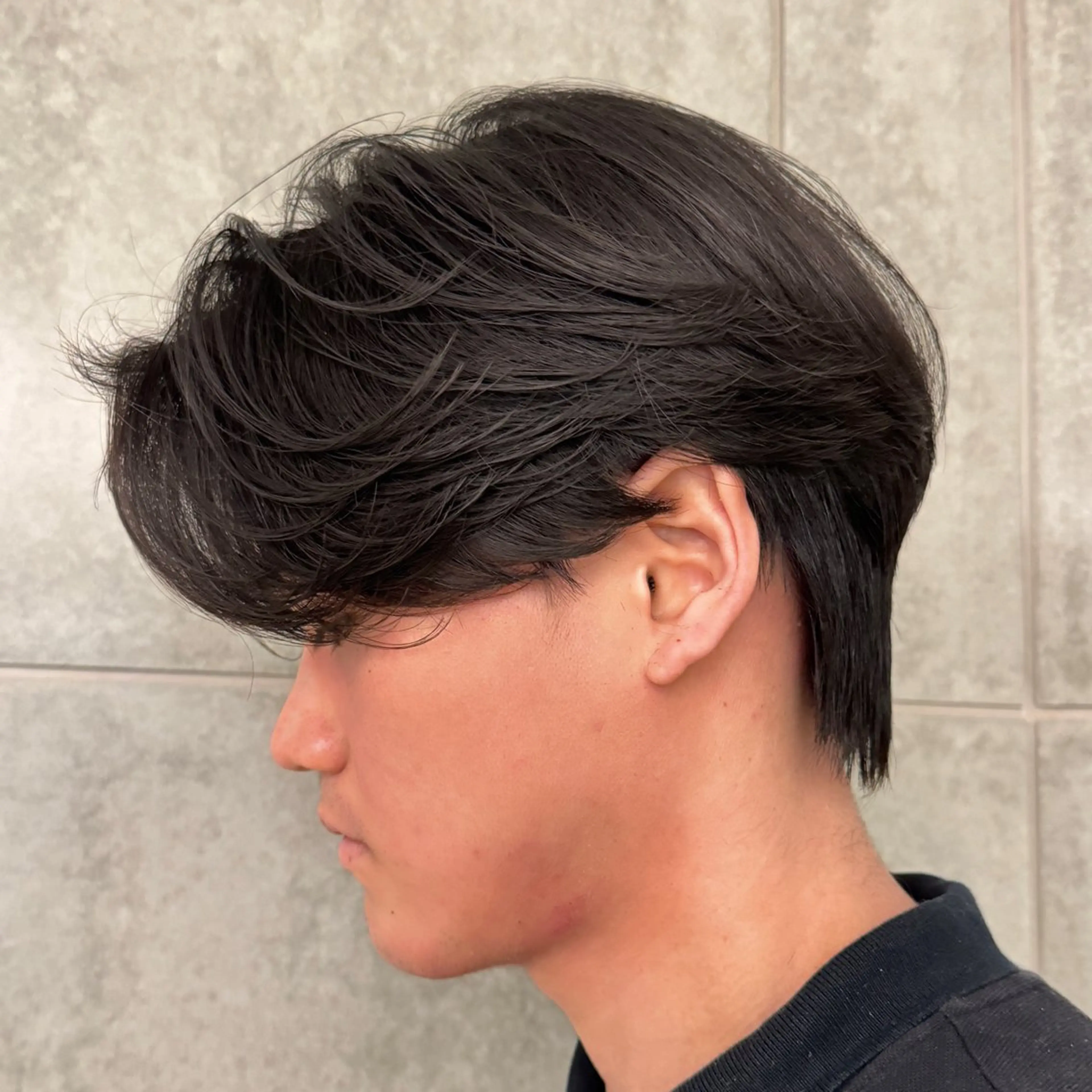 ミディアム パーマ メンズ 瀧野 翔吾【メンズ特化】のヘアスタイル