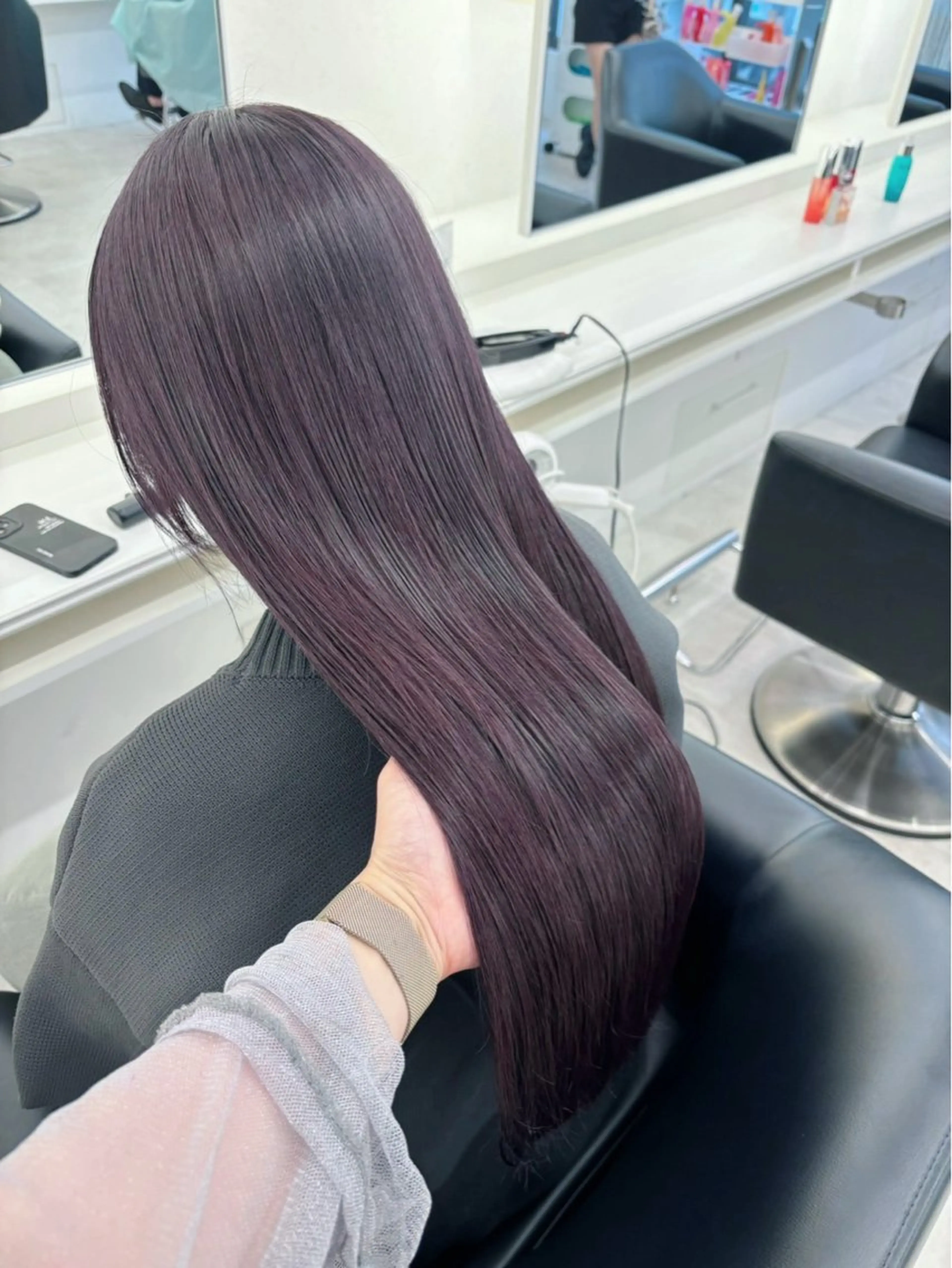 ロング カラー 髪質改善 トリートメント ヘアカラー トリートメント ParveMix┊ 太田 千尋🎀🪽のヘアスタイル