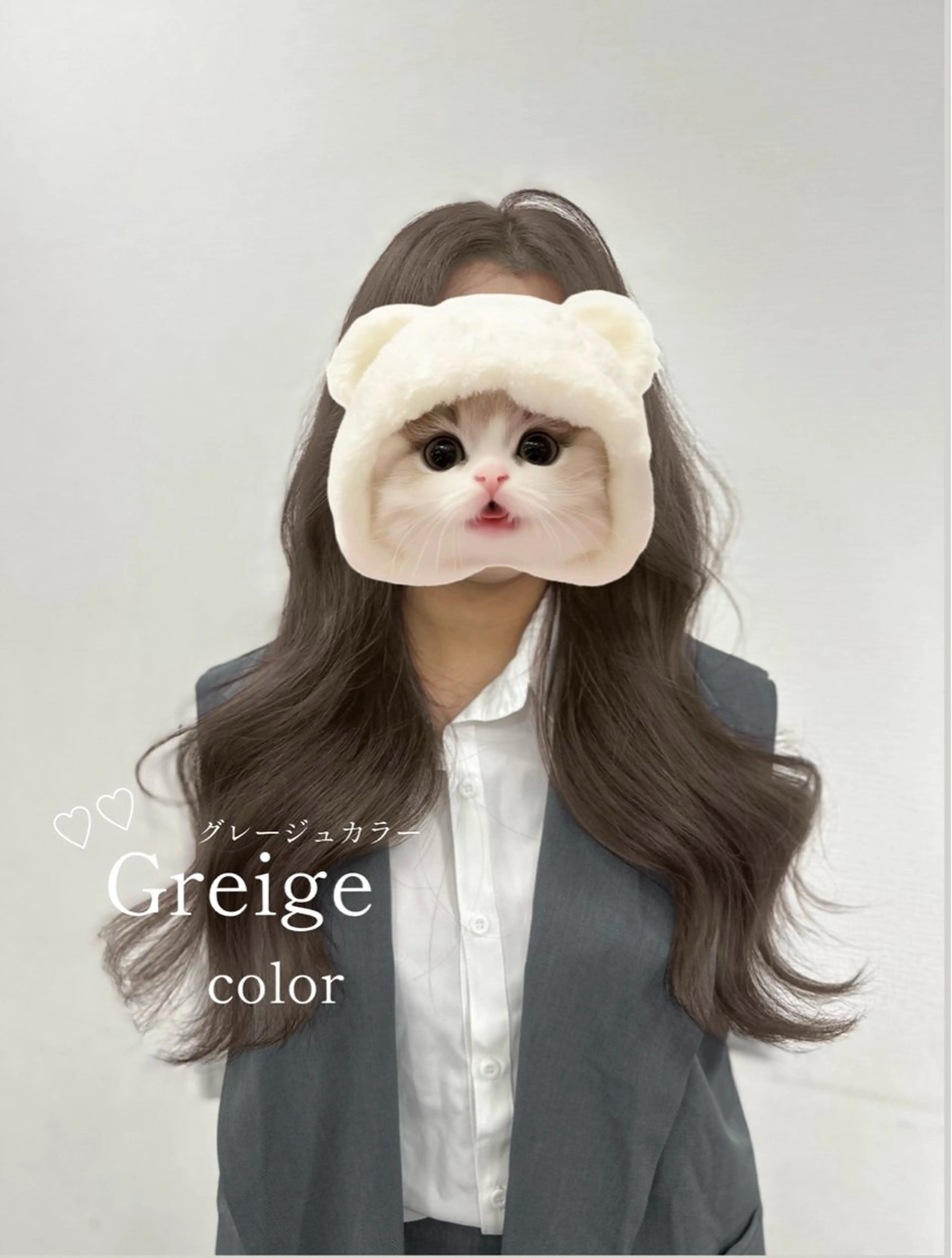 ロング カラー カット ヘアカラー 上品モテヘア🩶 karen🩶のヘアスタイル