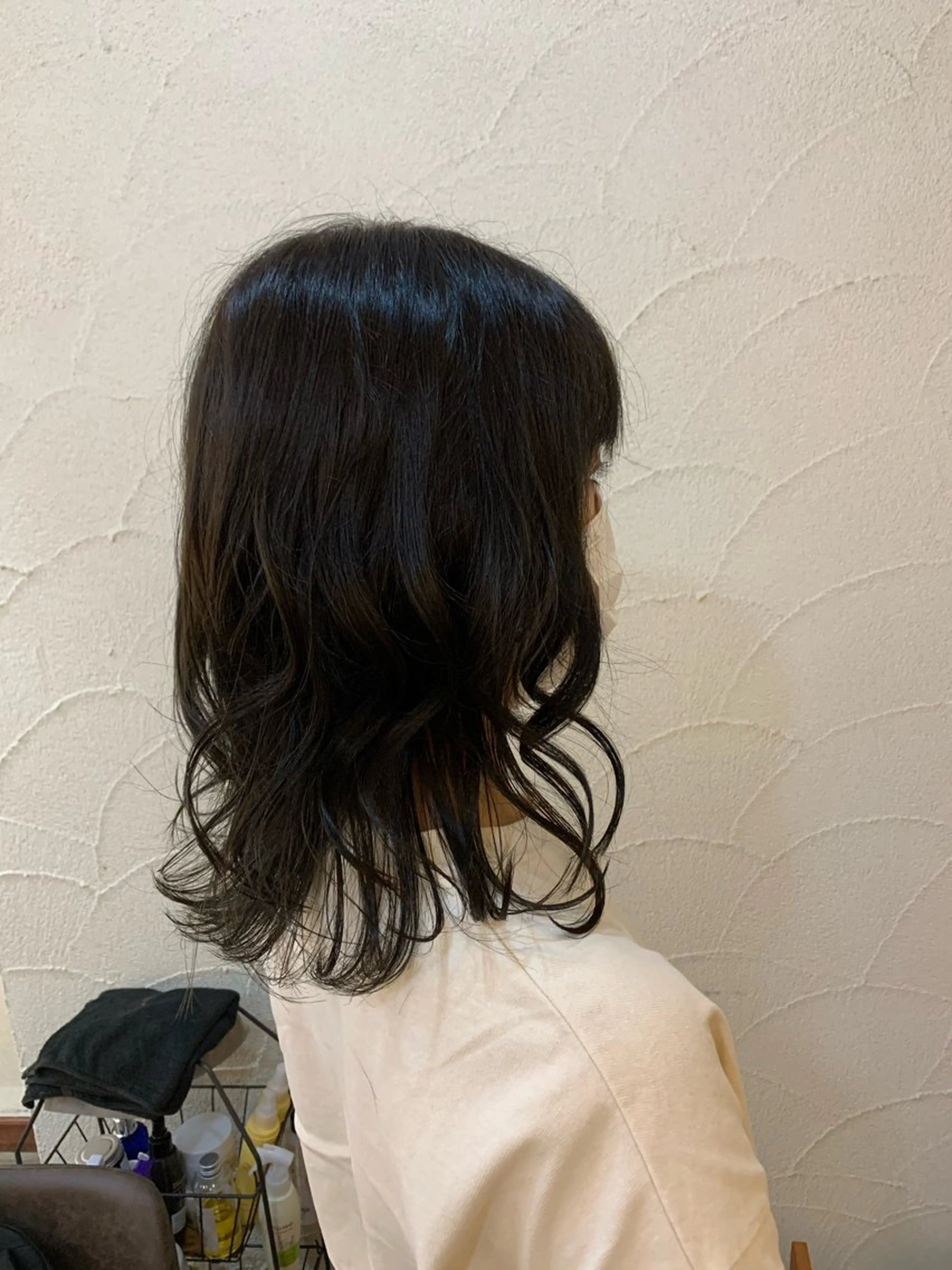セミロング カラー ヘアアレンジ カット ヘアカラー トリートメント ✂︎中山竜哉✂︎ 川崎スタイリストのヘアスタイル