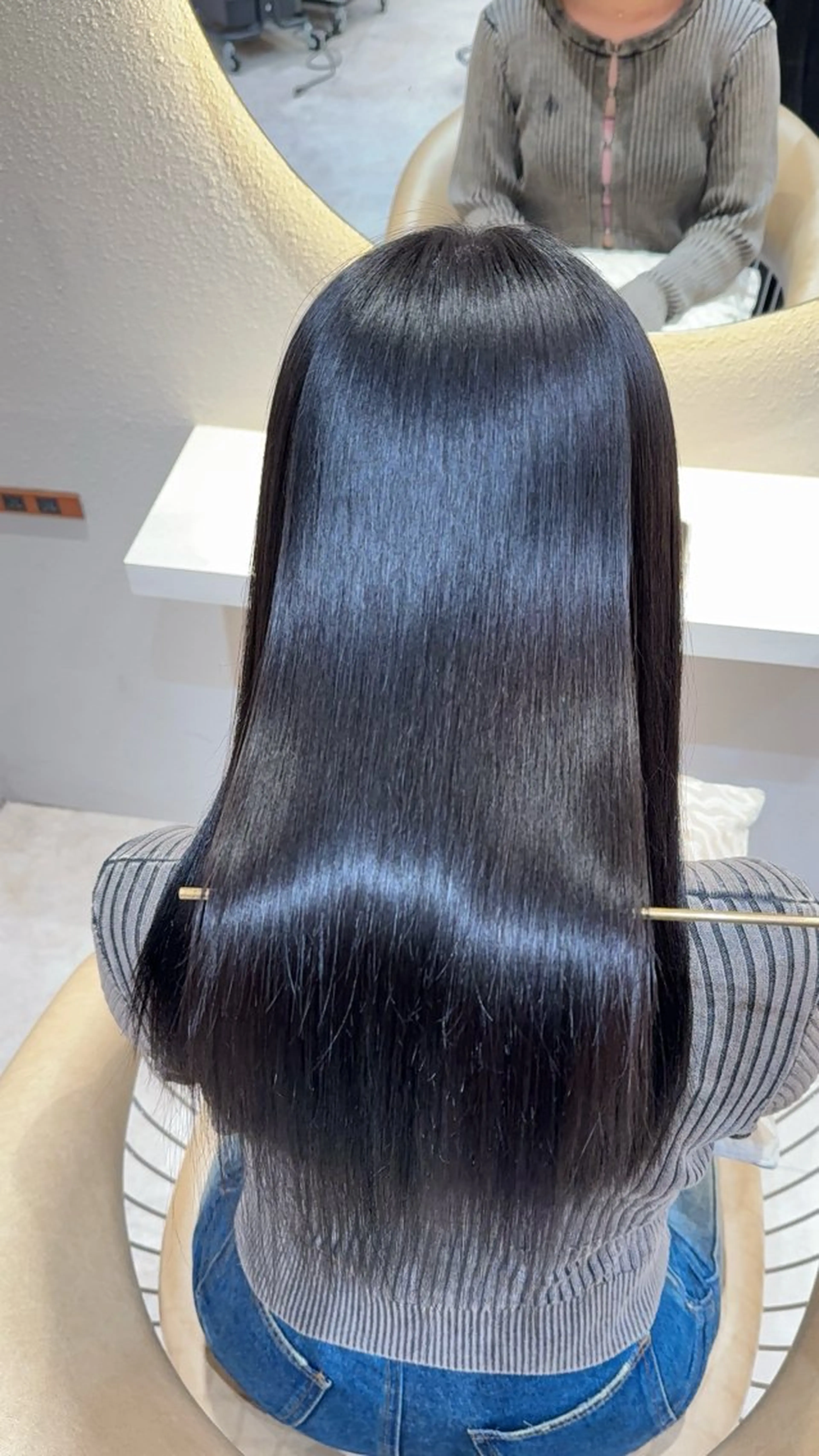 セミロング カラー カット ヘアカラー 縮毛矯正 縮毛矯正✨🫧 レイヤー川村利幸のヘアスタイル