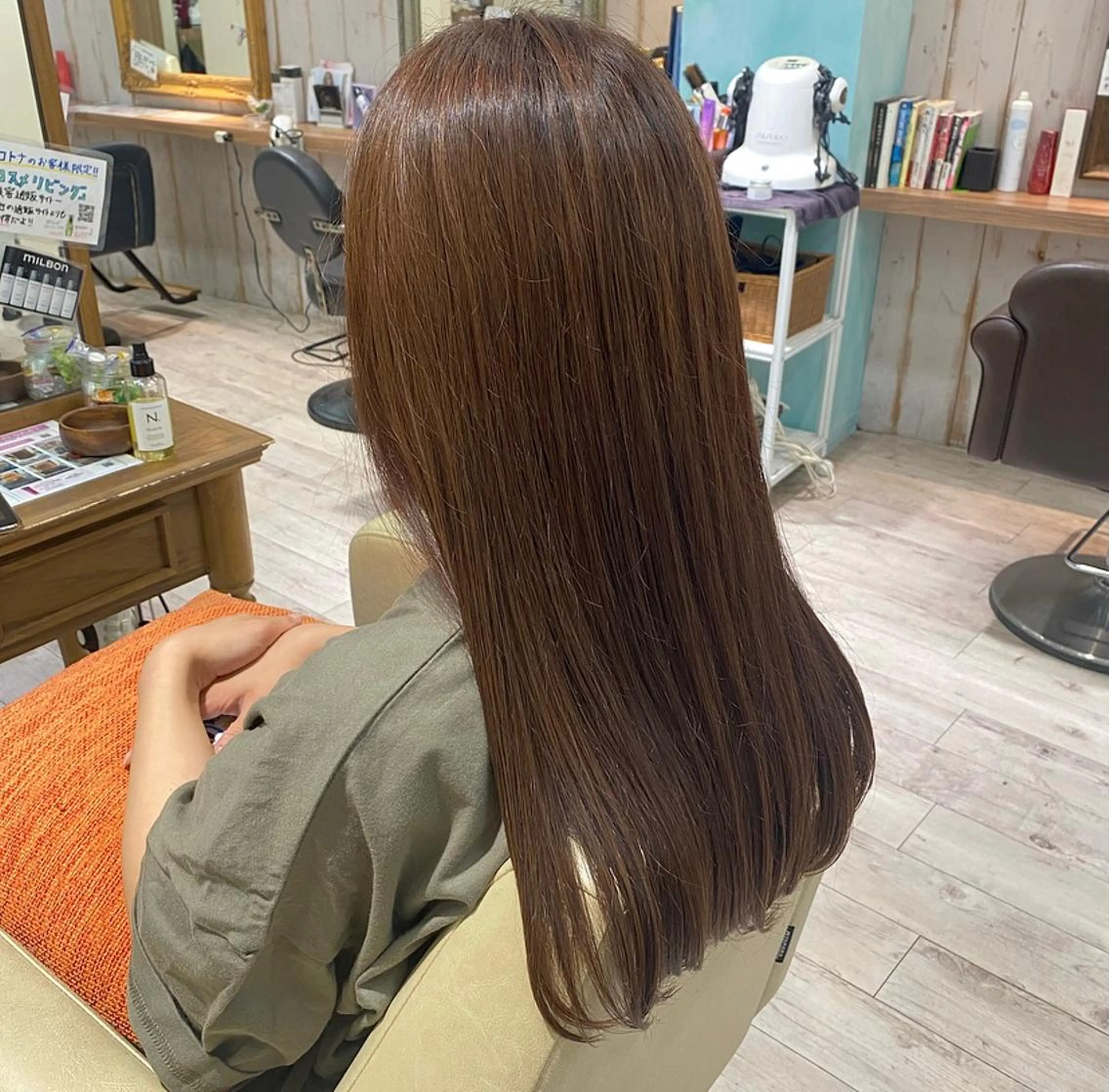 カラー ブラウンカラー 後藤 瀬奈のヘアスタイル