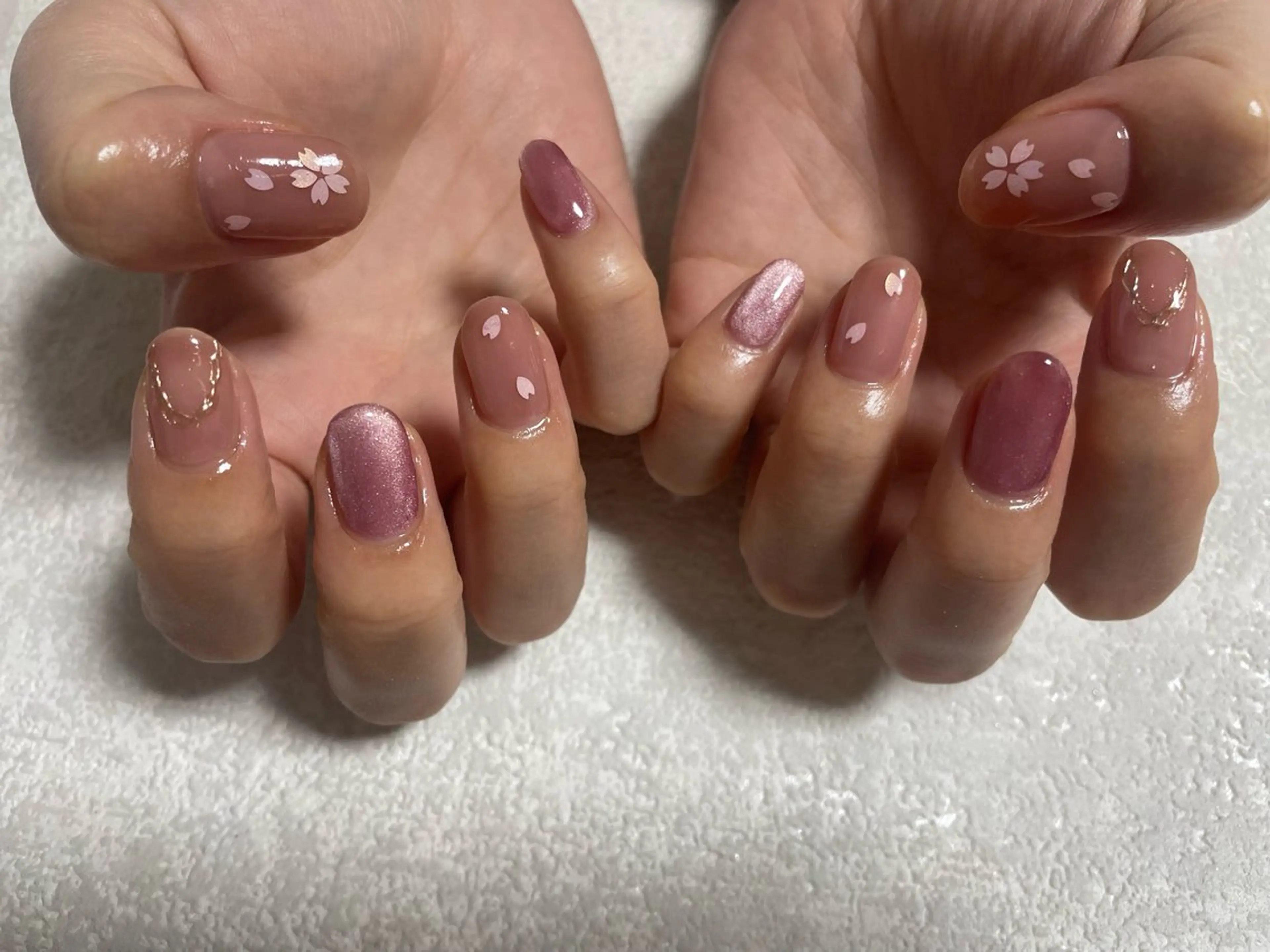 ネイル ジェルネイル メンズネイル パラジェル 春ネイル ワンホンネイル kiki nail たまプラーザのネイルデザイン