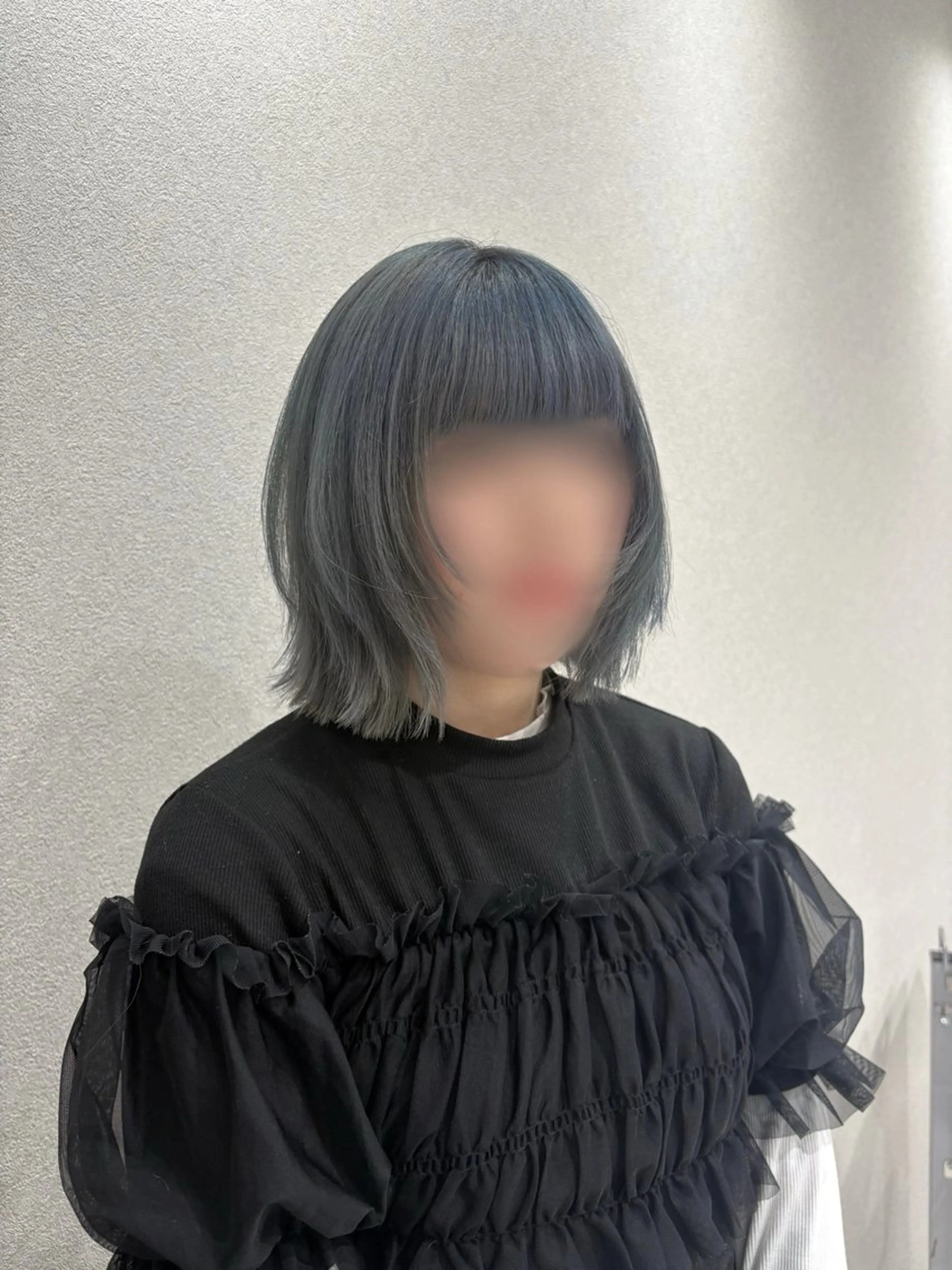 ミディアム カラー ヘアカラー ハイトーン/カラー /ウルフ/RENAのヘアスタイル