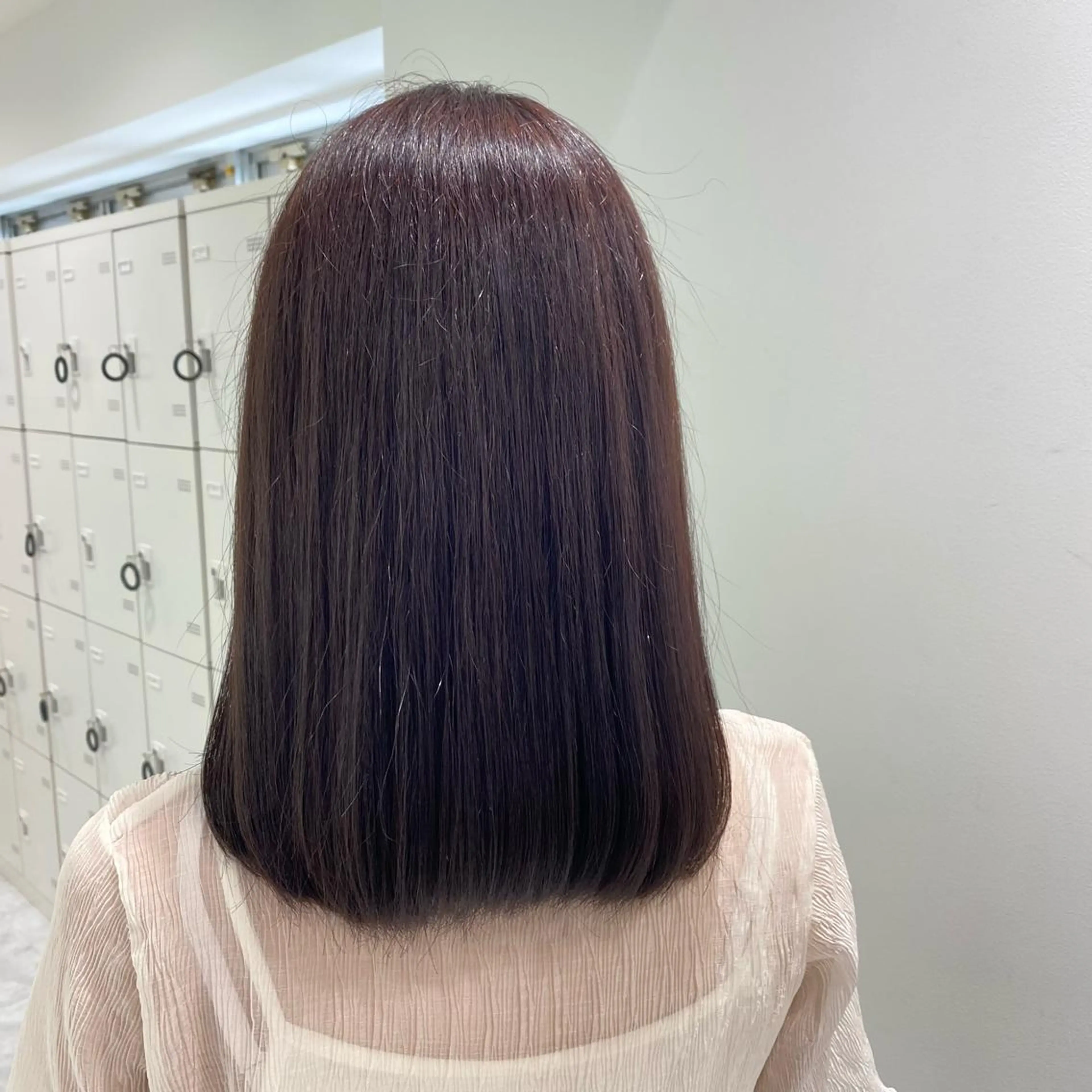 セミロング カラー パーマ ヘアアレンジ メンズ キッズ ネイル マツエク・マツパ メンズブリーチ ブリーチ ブラウンカラー ラベンダーカラー ラベンダーブラウン Lumo所属・💖横浜ブリーチなし 💖MIHOのヘアスタイル