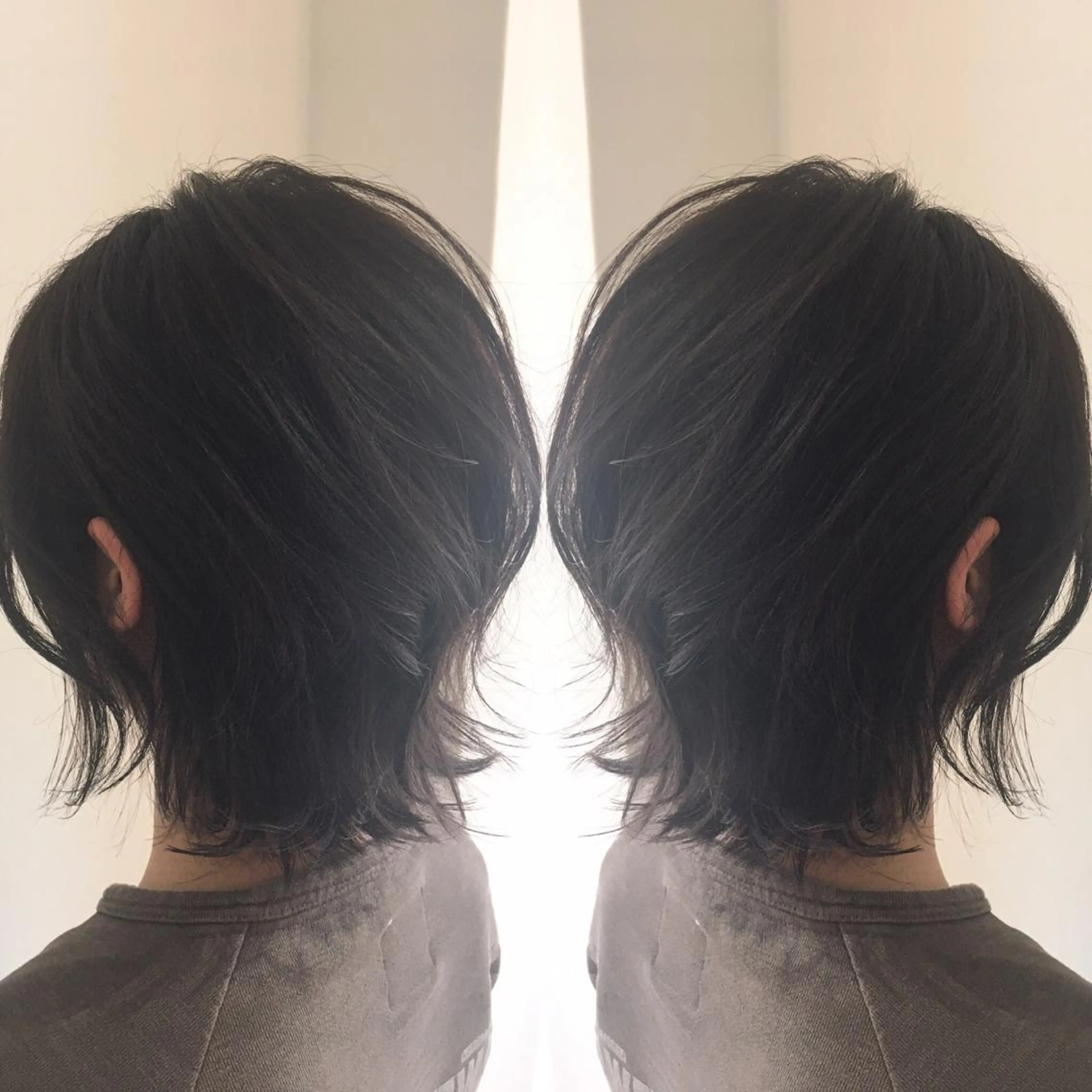 ショート カット 中間 将人のヘアスタイル