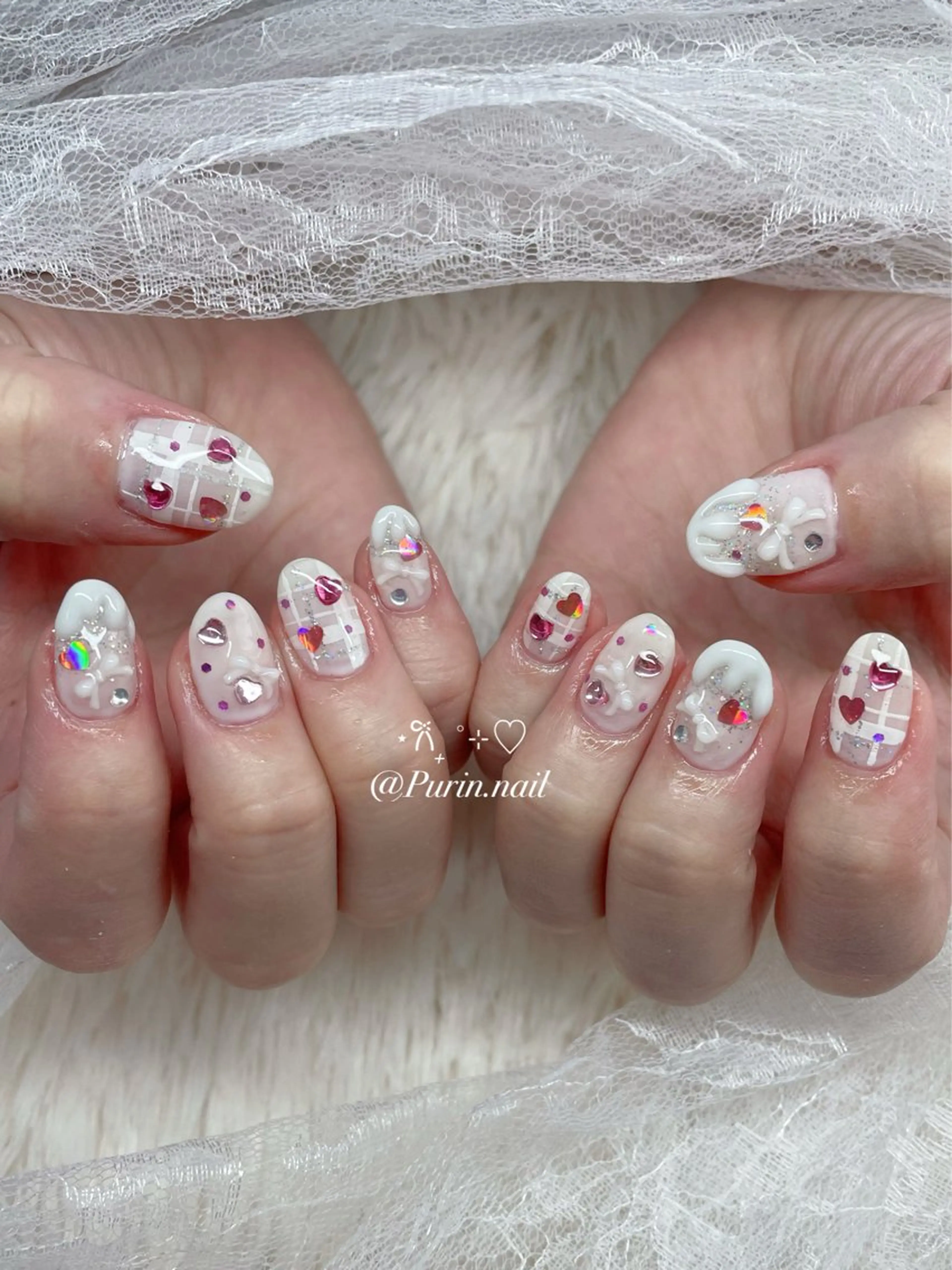 ネイル ハンドネイル Nails by Purin🍮のネイルデザイン