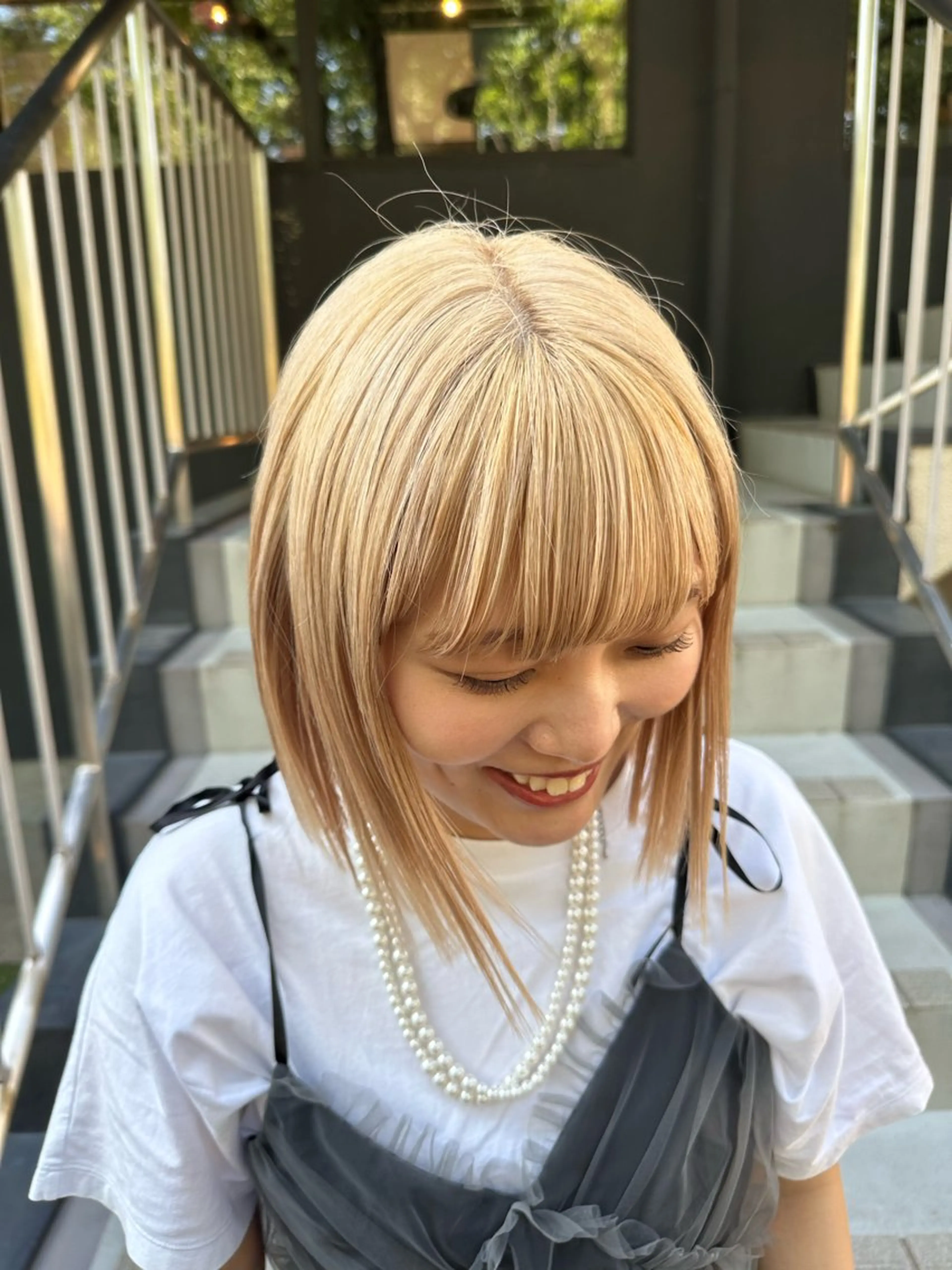 ショート ヘアカラー 名田 凌佑のヘアスタイル