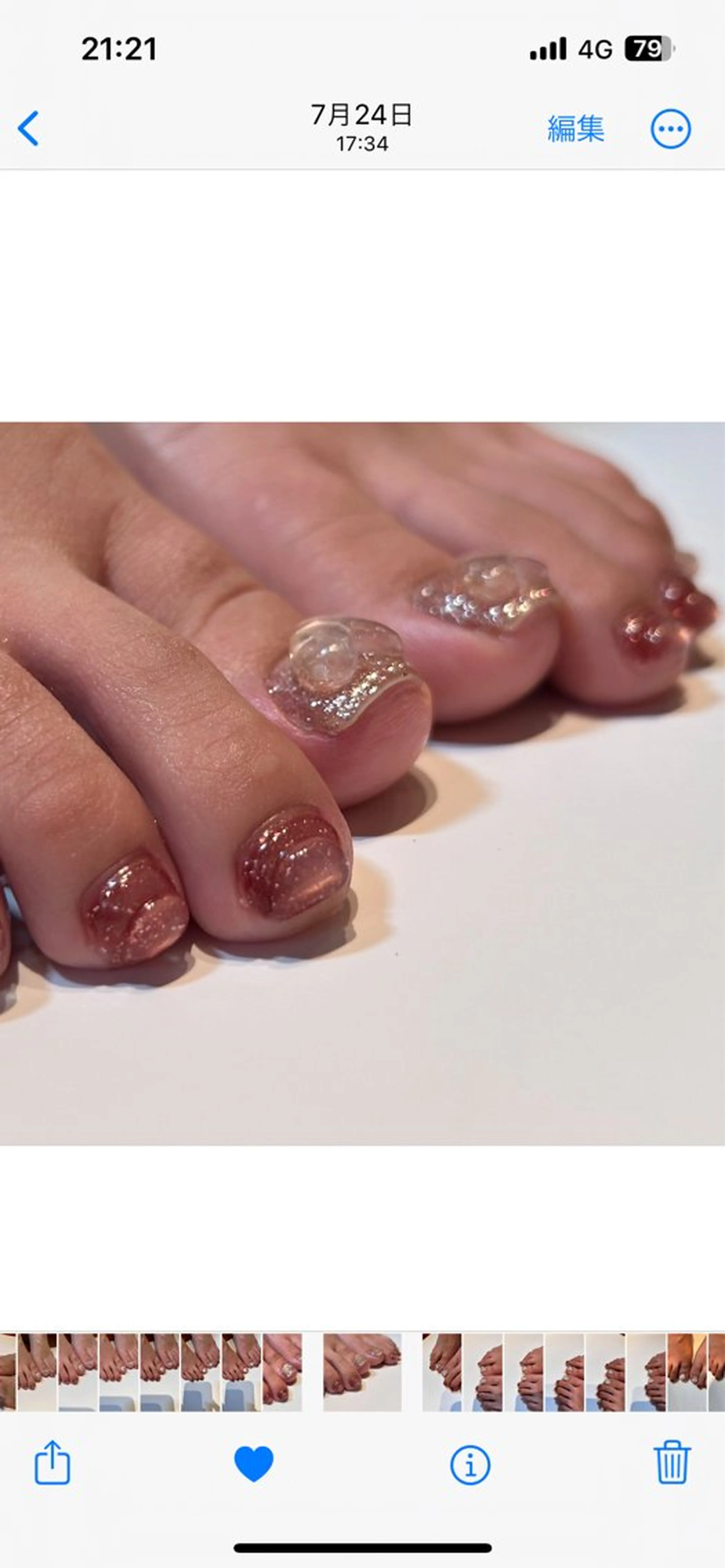 ネイル フットネイル nail salon Manonのネイルデザイン