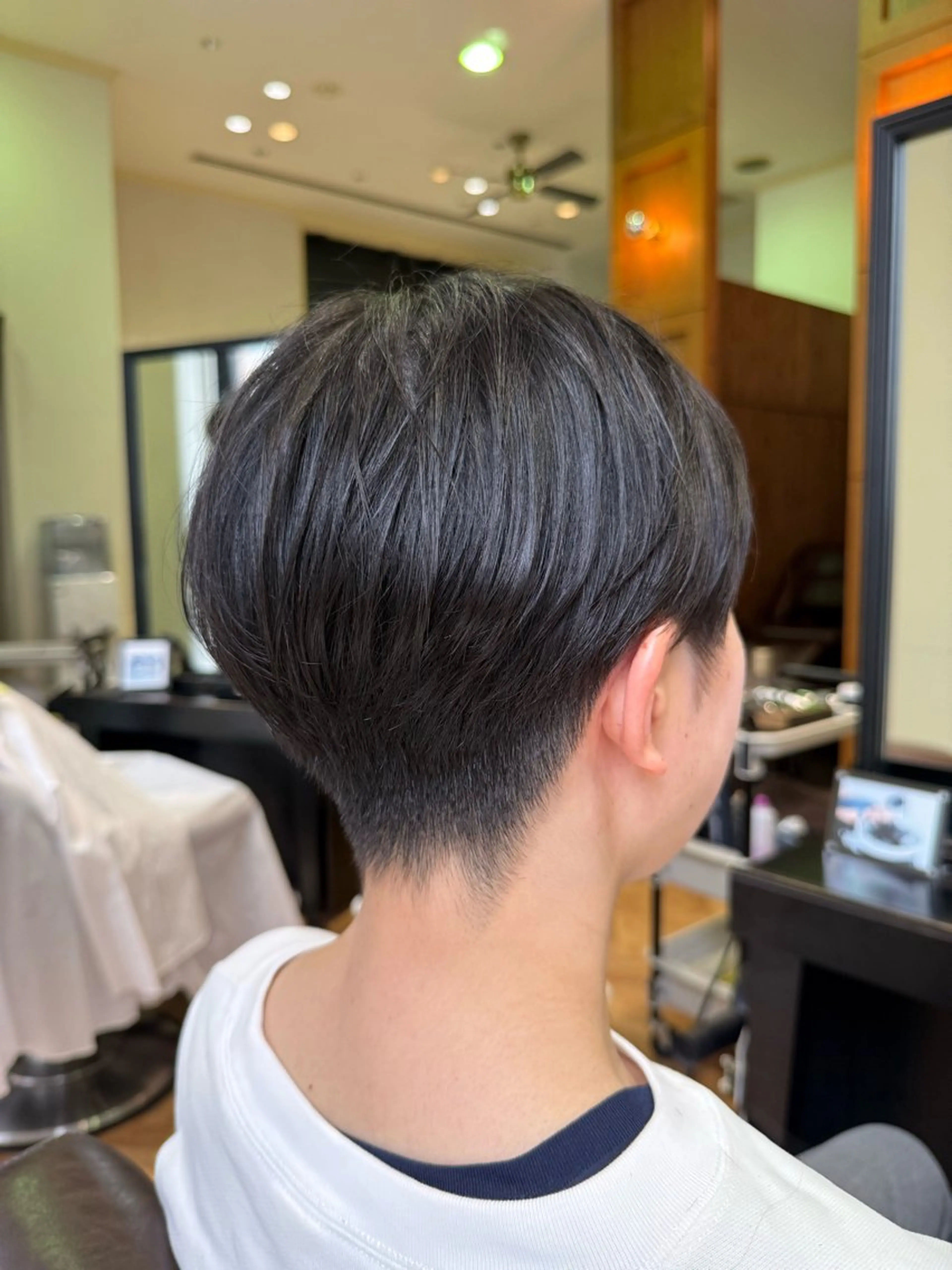 ショート ハンサムショート ショートヘア 溝口 槙里也のヘアスタイル