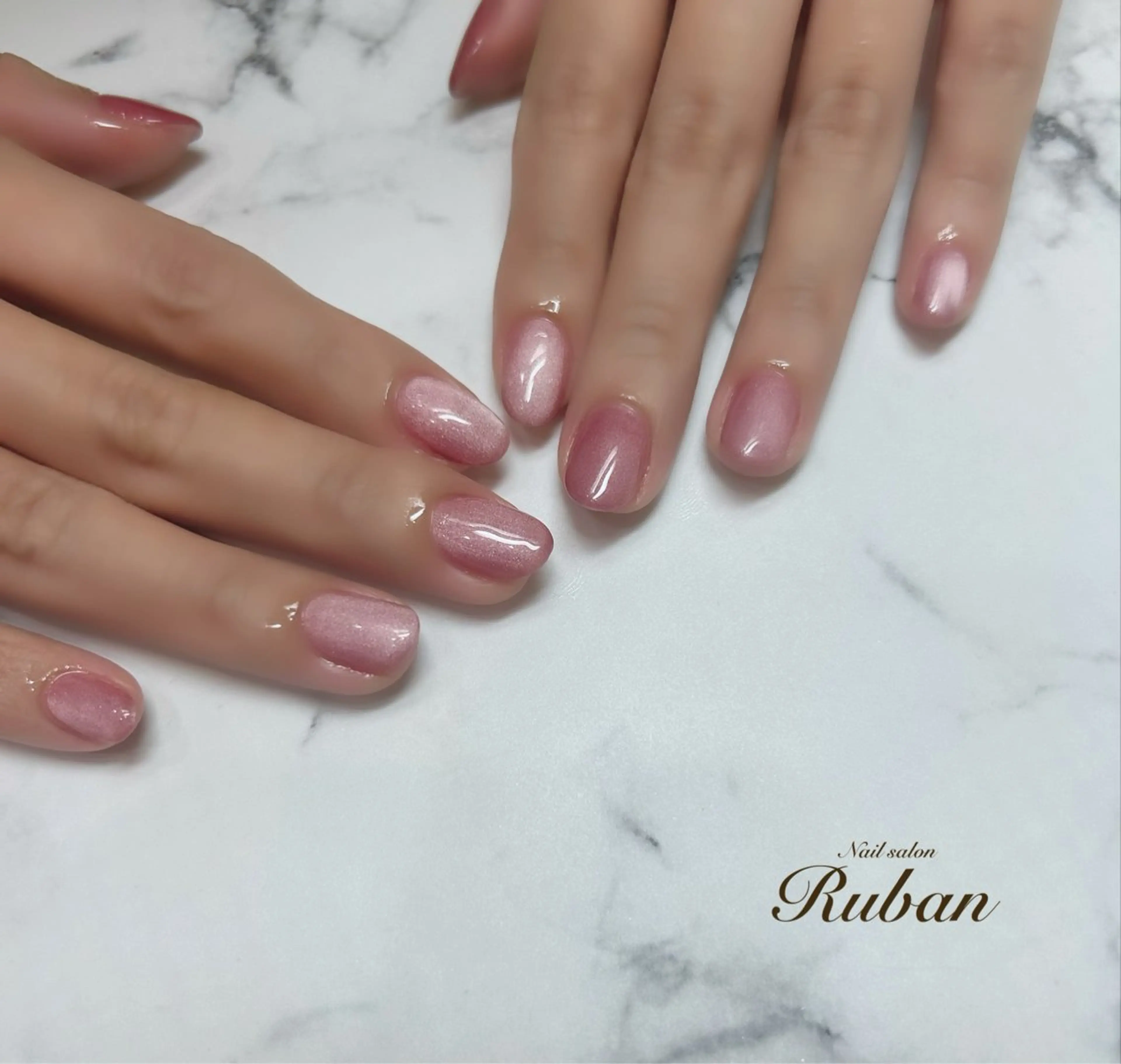 ネイル マグネットネイル ワンカラーネイル Nail salon Rubanのネイルデザイン