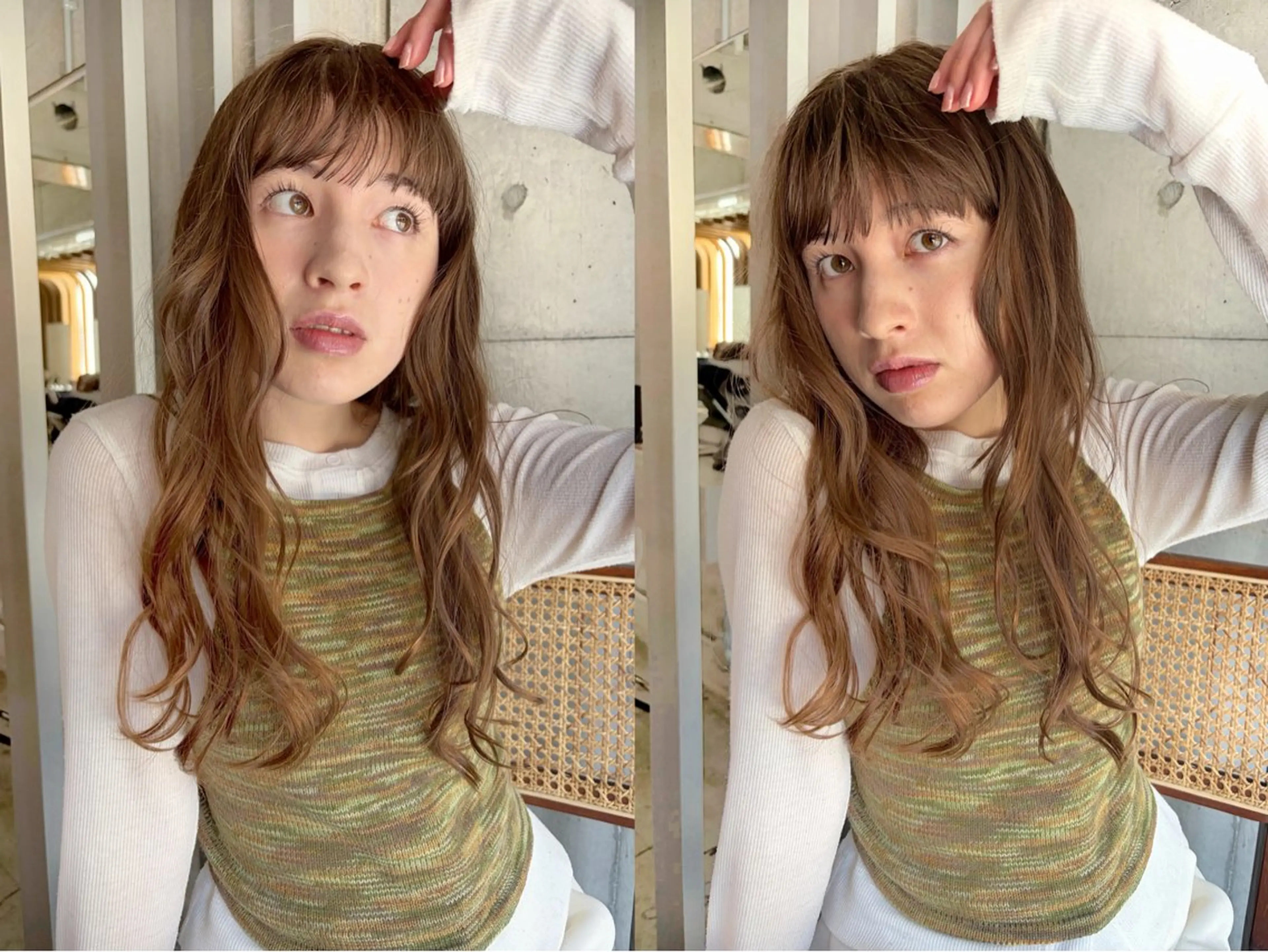 SNS掲載🆗な方限定【20代限定価格】♪◎骨格診断カット＋ミディアム・ロングパーマ】の写真