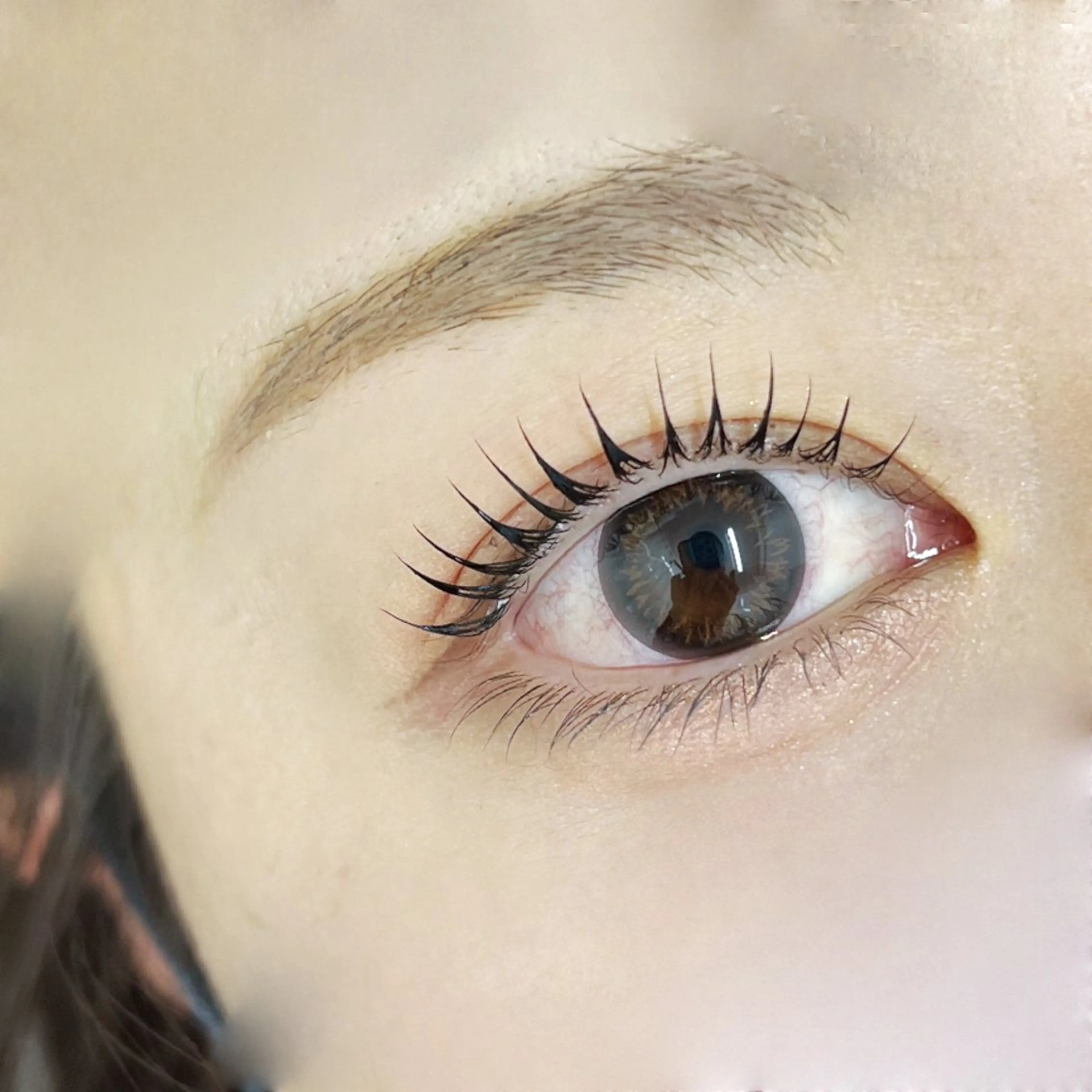 1番人気🇰🇷💕韓国束感まつげパーマ上のみ✨ビフォアフ写真(目元のみ)にご協力いただける方限定✨の写真