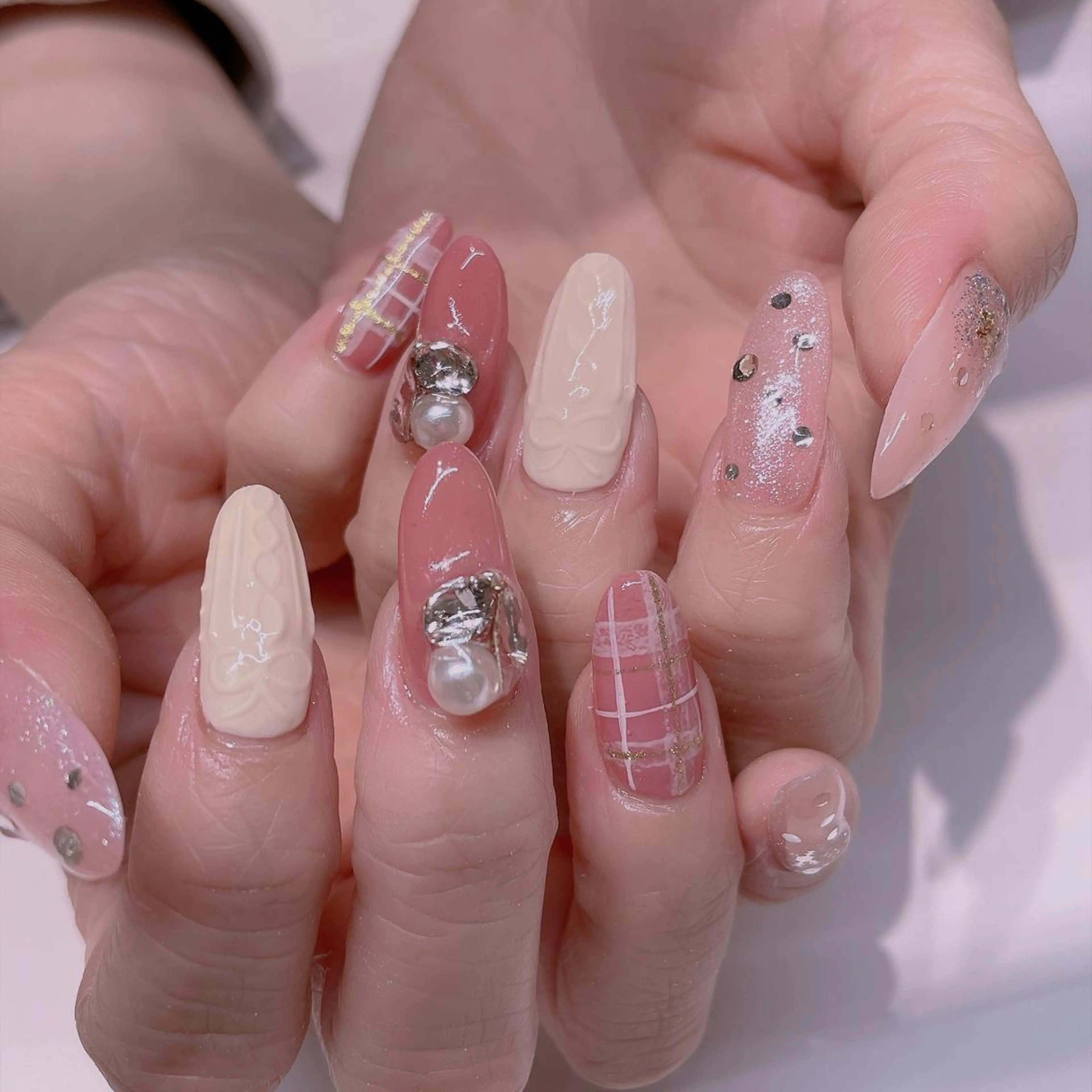 ネイル 長さだし専門店 M2　rikaのネイルデザイン