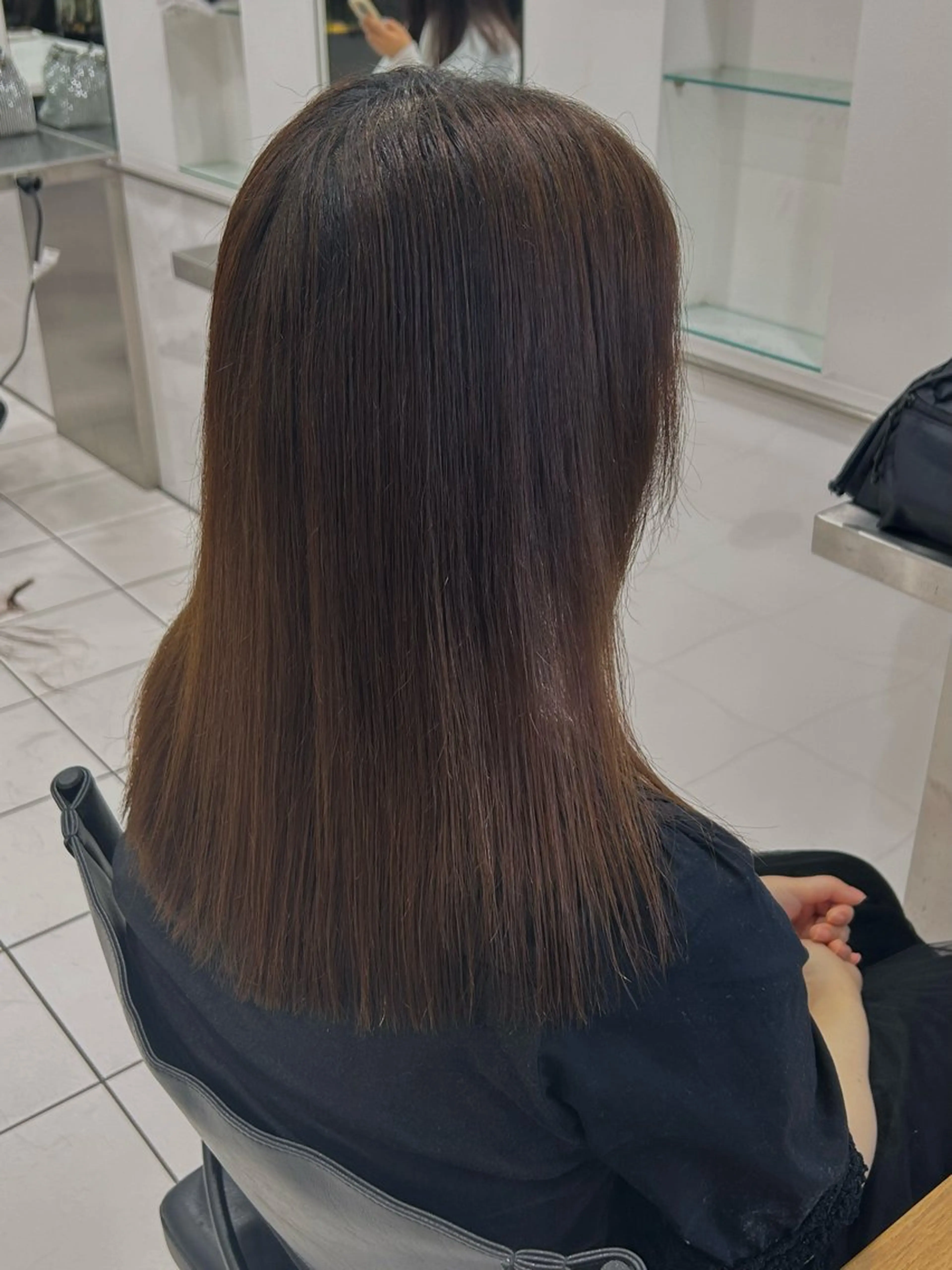 セミロング カット ヘアカラー トリートメント est 🫧miyuのヘアスタイル