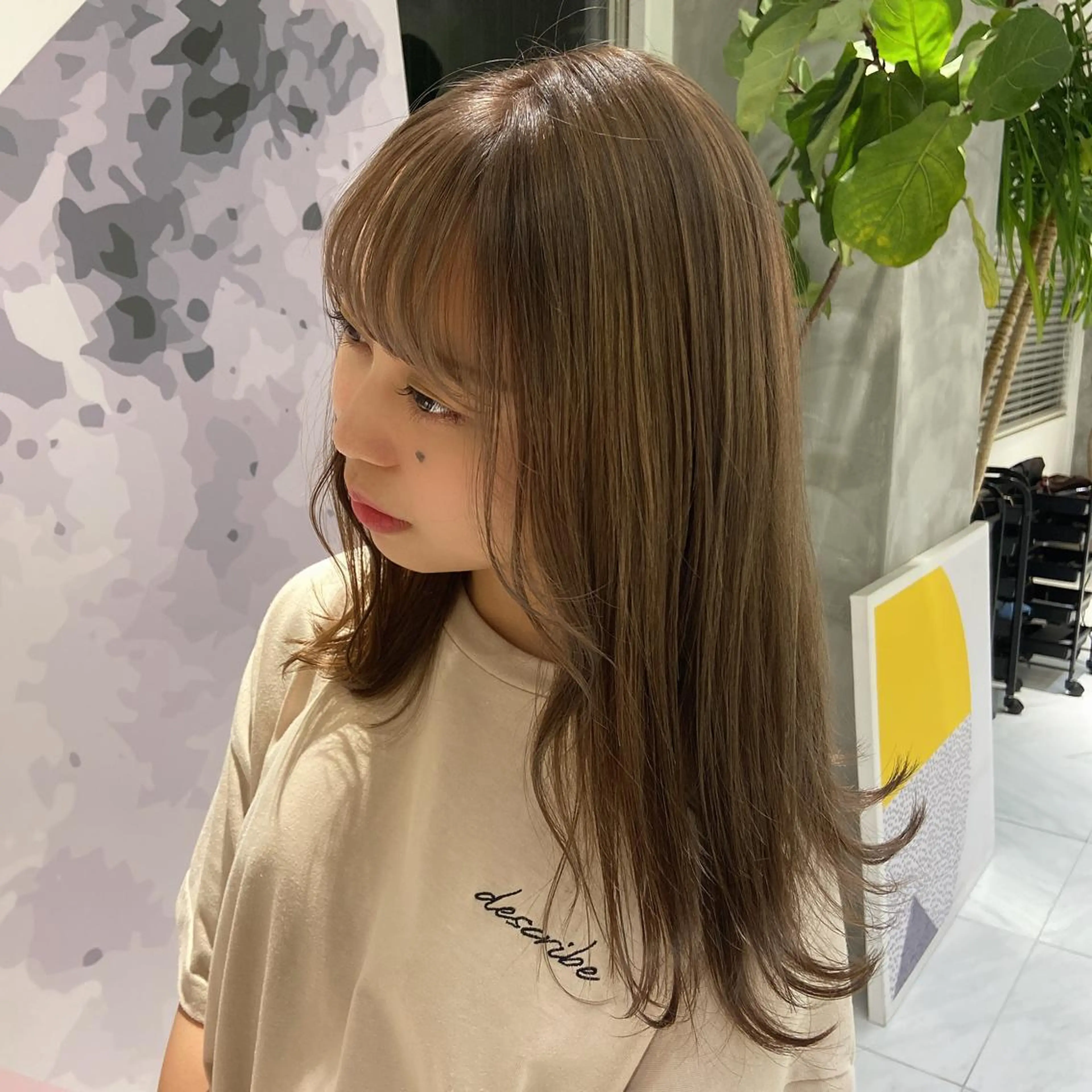 セミロング カラー apollo  yokohama 横浜店所属・APOLLO♡ ＭＩＯのヘアスタイル