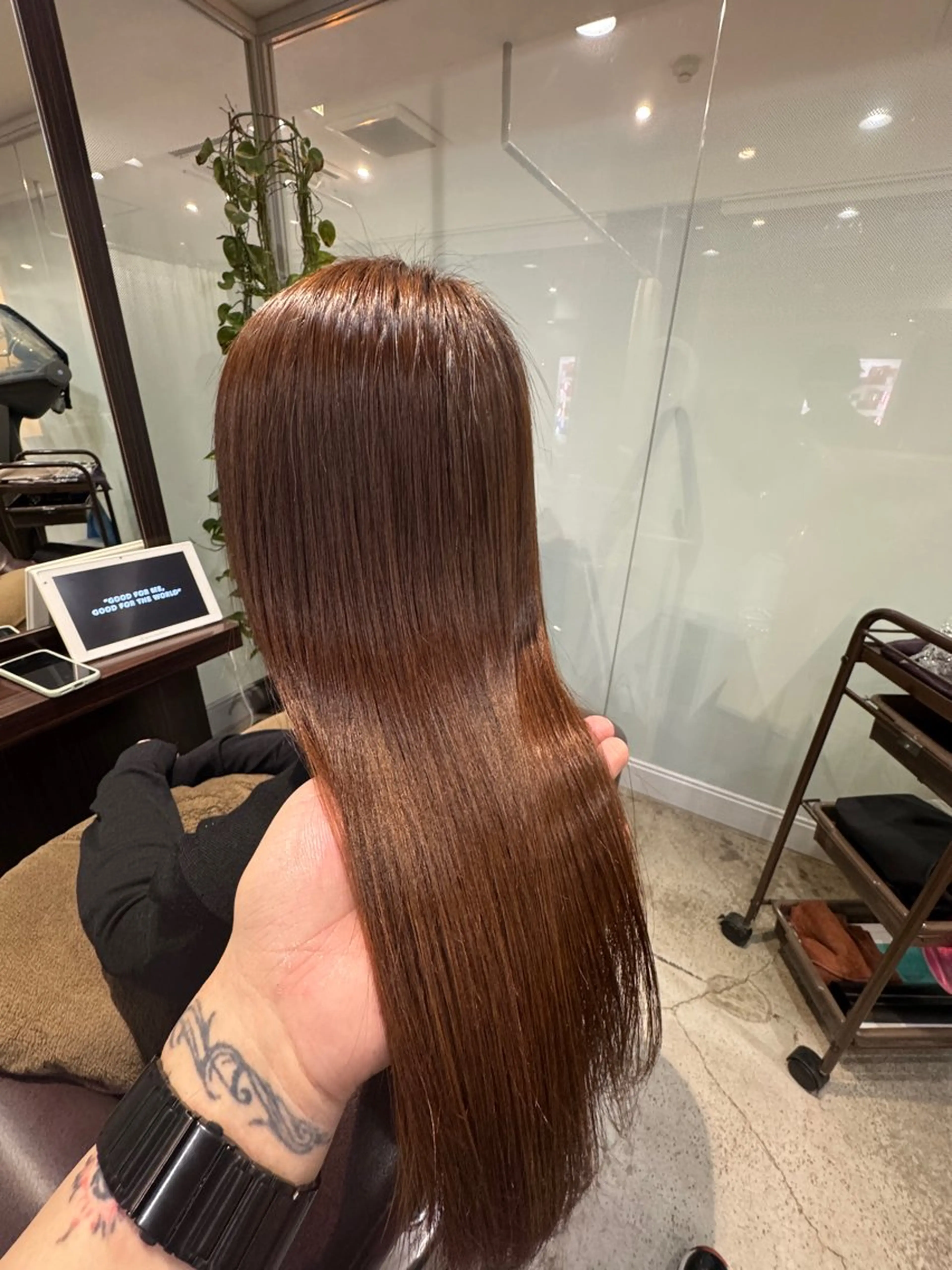 ロング カット 縮毛矯正 トリートメント お悩み改善 美容師✂鷲田竜也のヘアスタイル