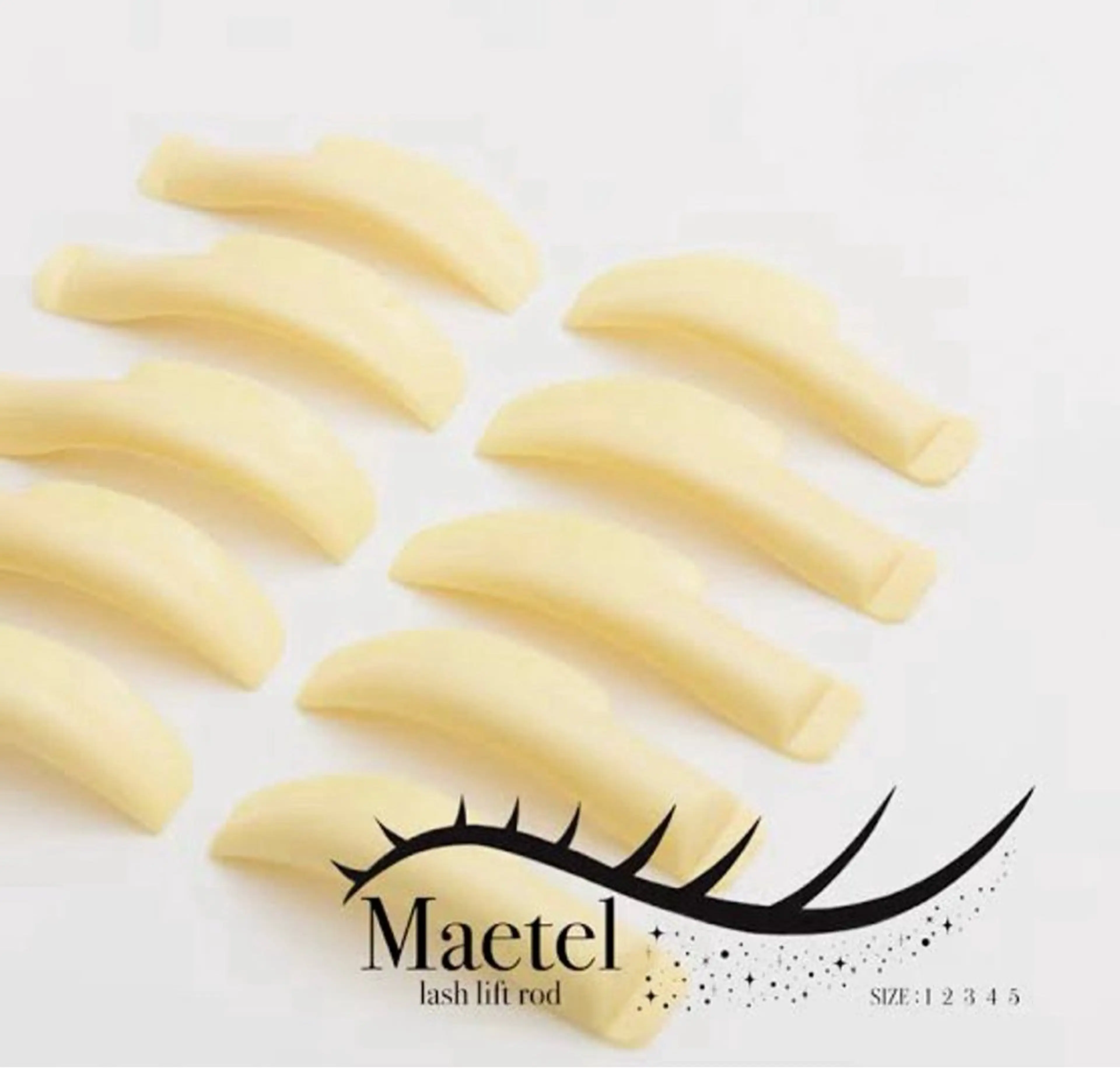 まつげパーマ上　メーテルロッド　コーティング付きの写真