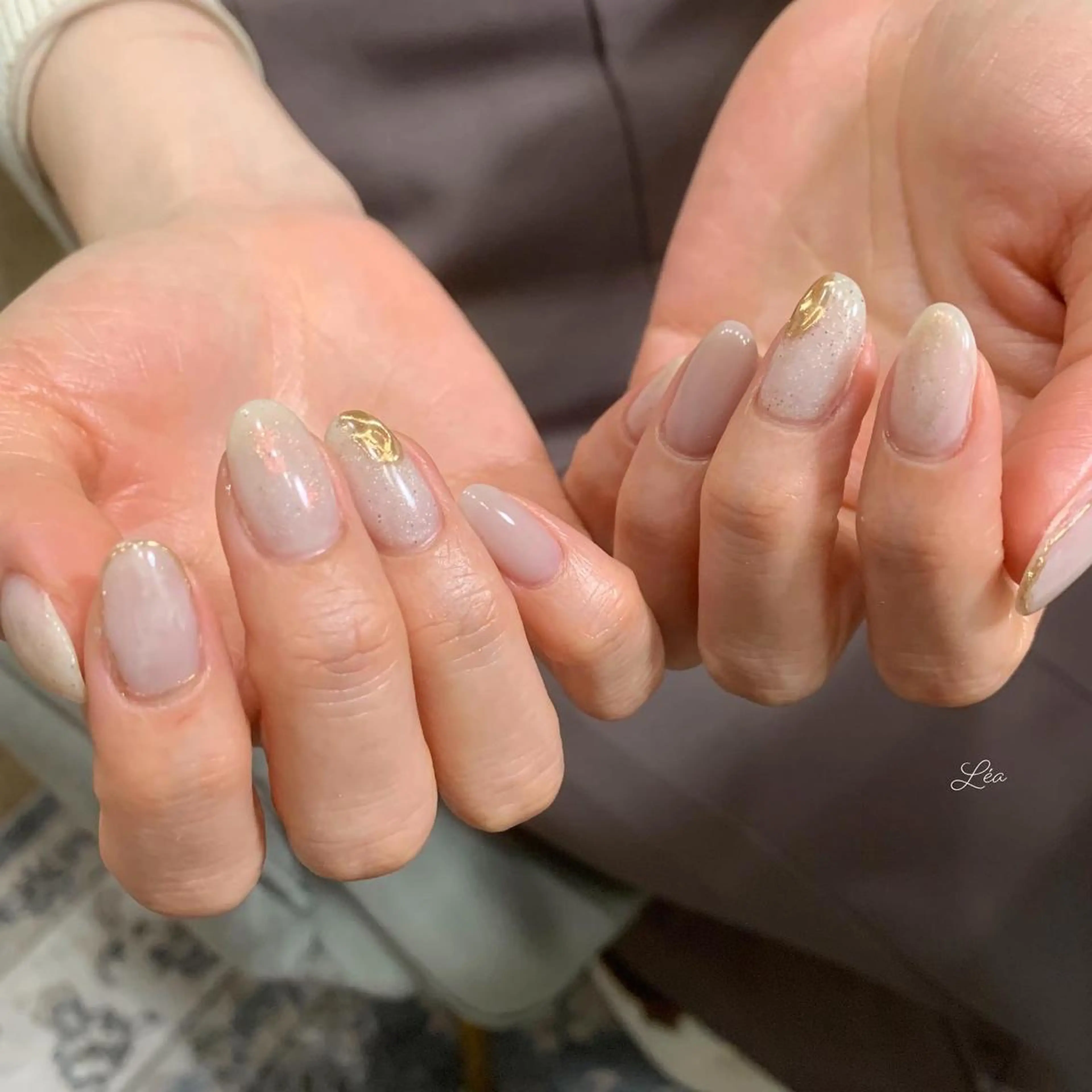 ネイル ジェルネイル パラジェル Léa nailのネイルデザイン