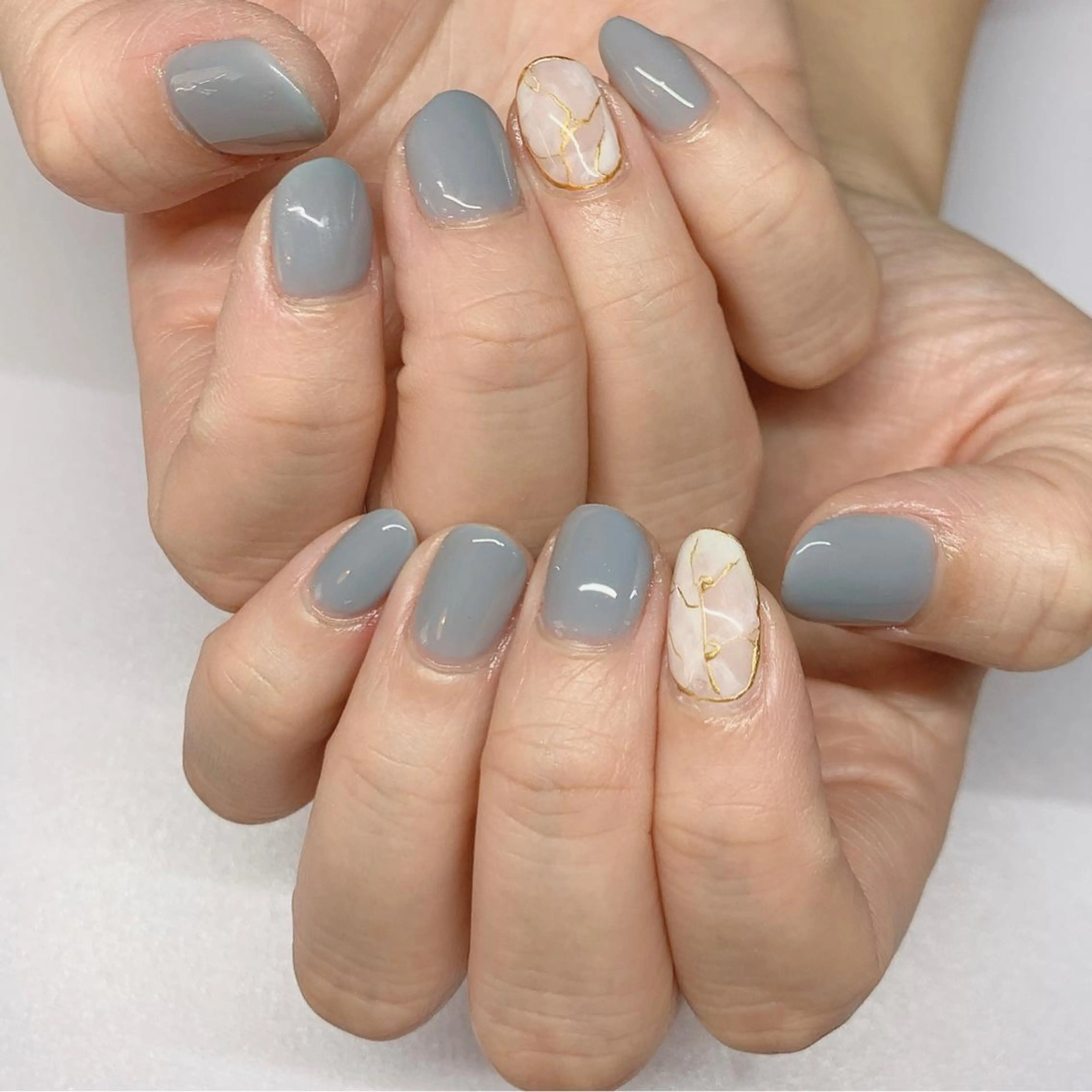 ネイル ブルー ニュアンスネイル Nail salon Aby所属・sugo misatoのその他イメージ
