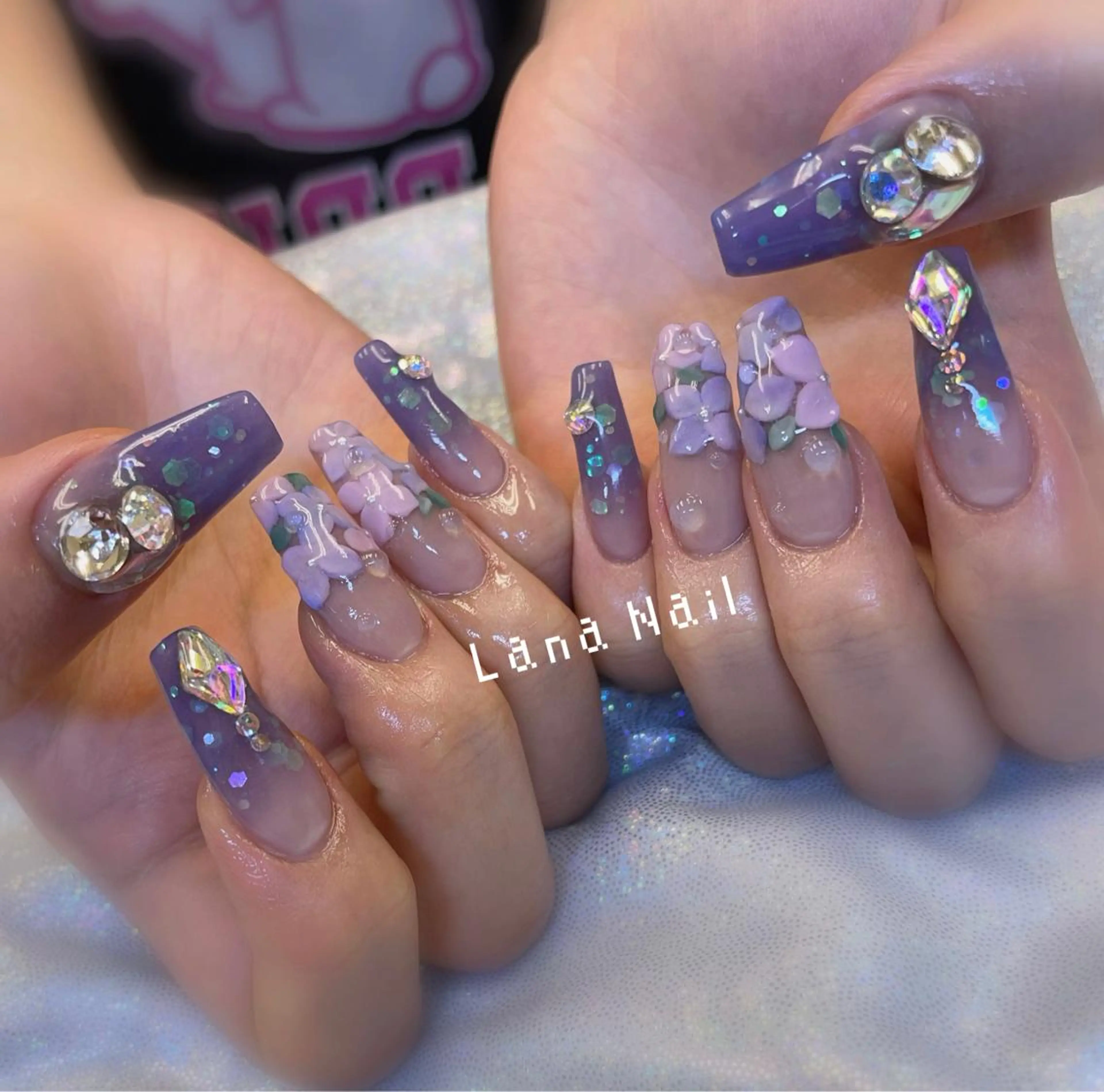 ネイル ロングネイル スカルプネイル Lana Nailのネイルデザイン