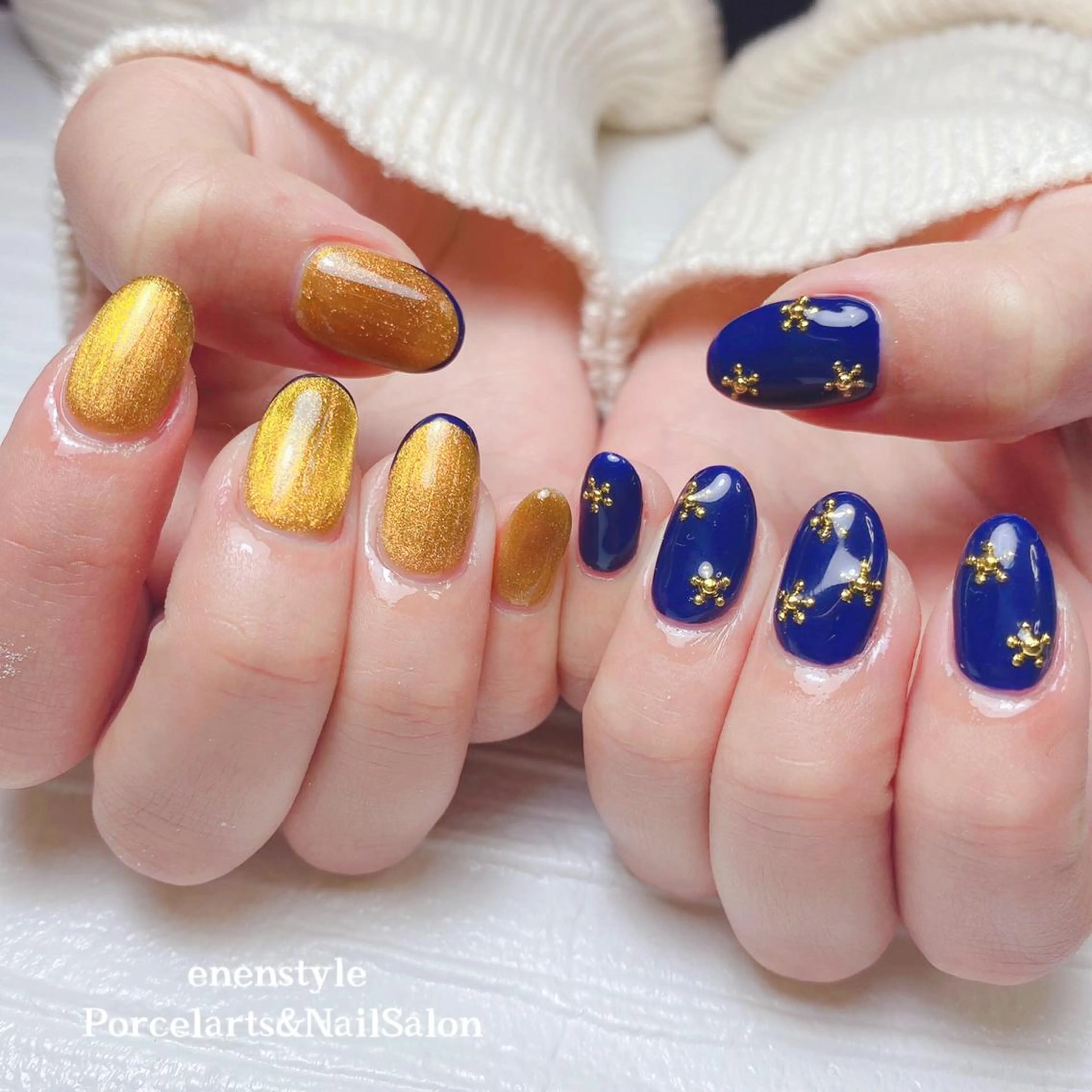 ミディアム ネイル 👑enen style👑のネイルデザイン