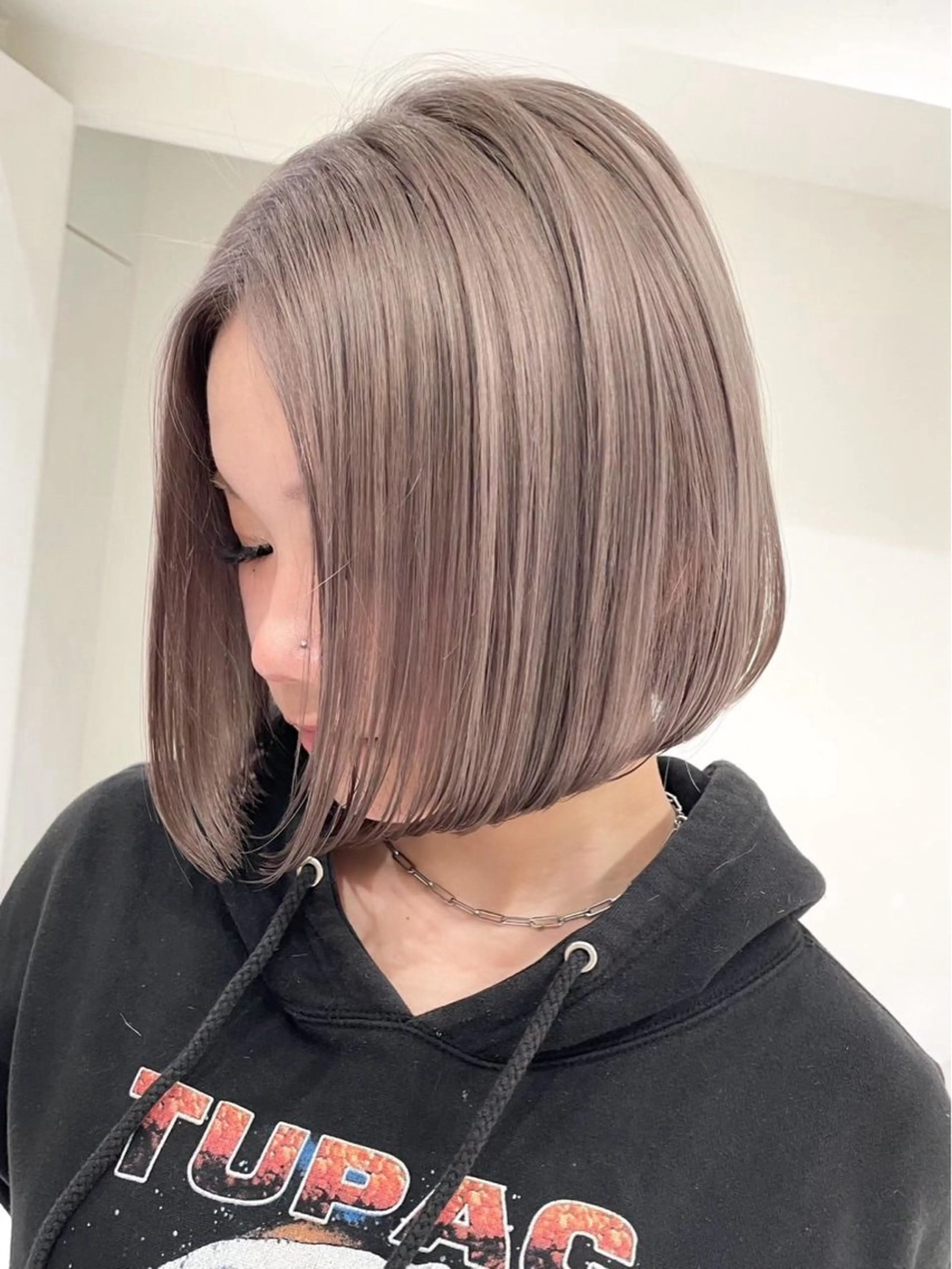 ショート カラー ヘアアレンジ TOA／ 福岡JIL BLANのヘアスタイル