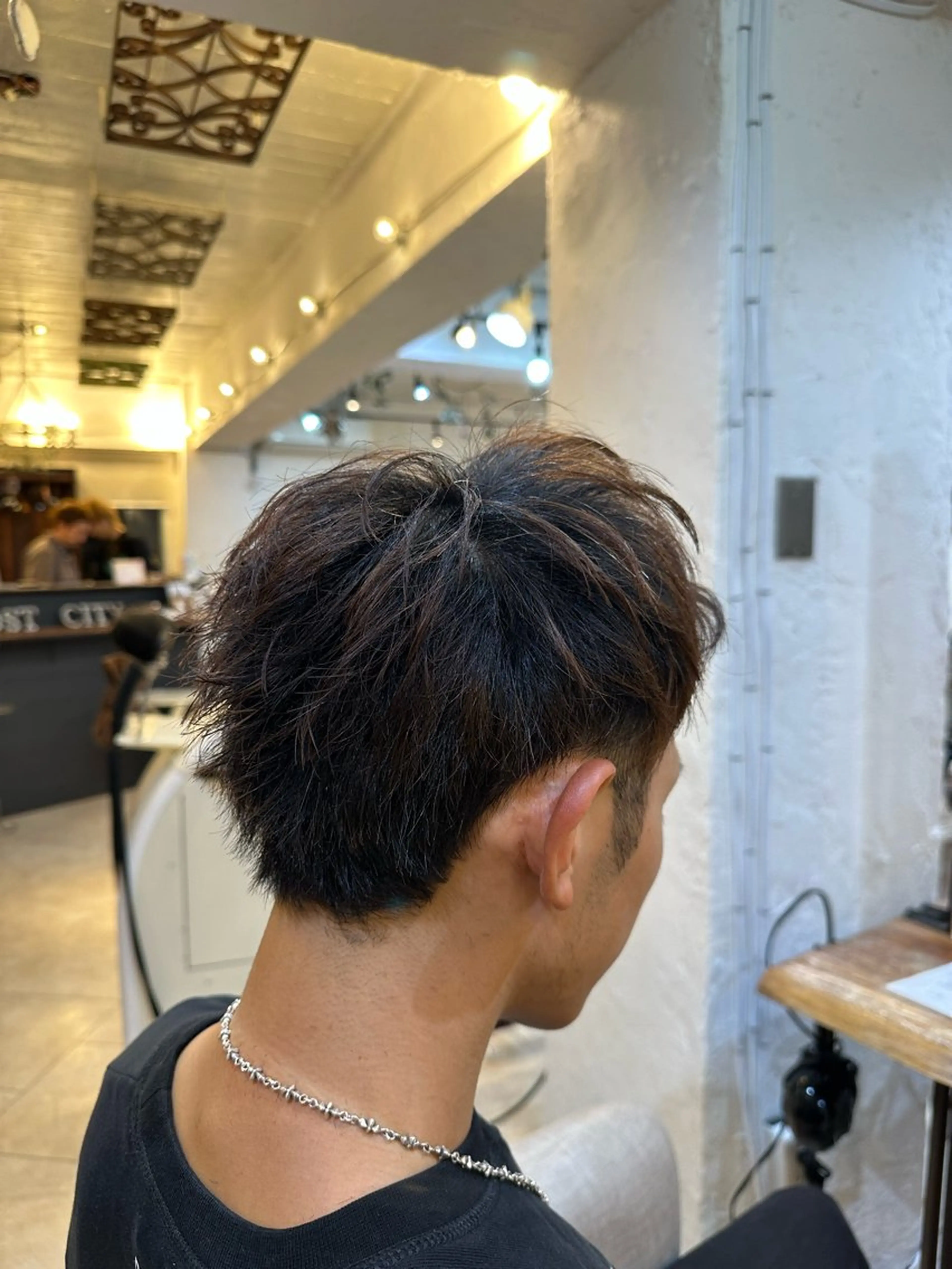 メンズ スパイキー/ ピンパーマ/緑川雄也のヘアスタイル