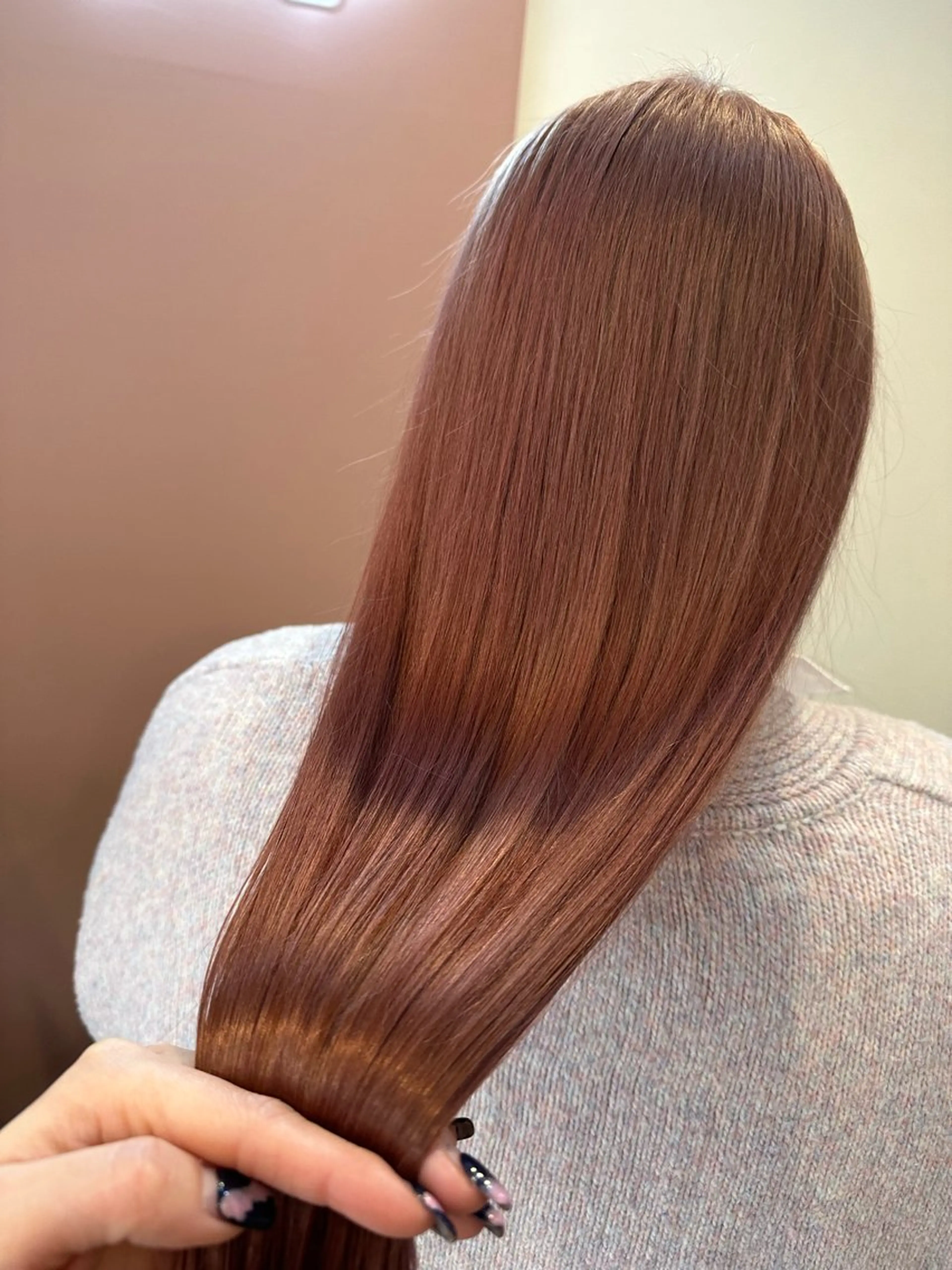 ロング カラー カット ヘアカラー トリートメント pep natsumiのヘアスタイル