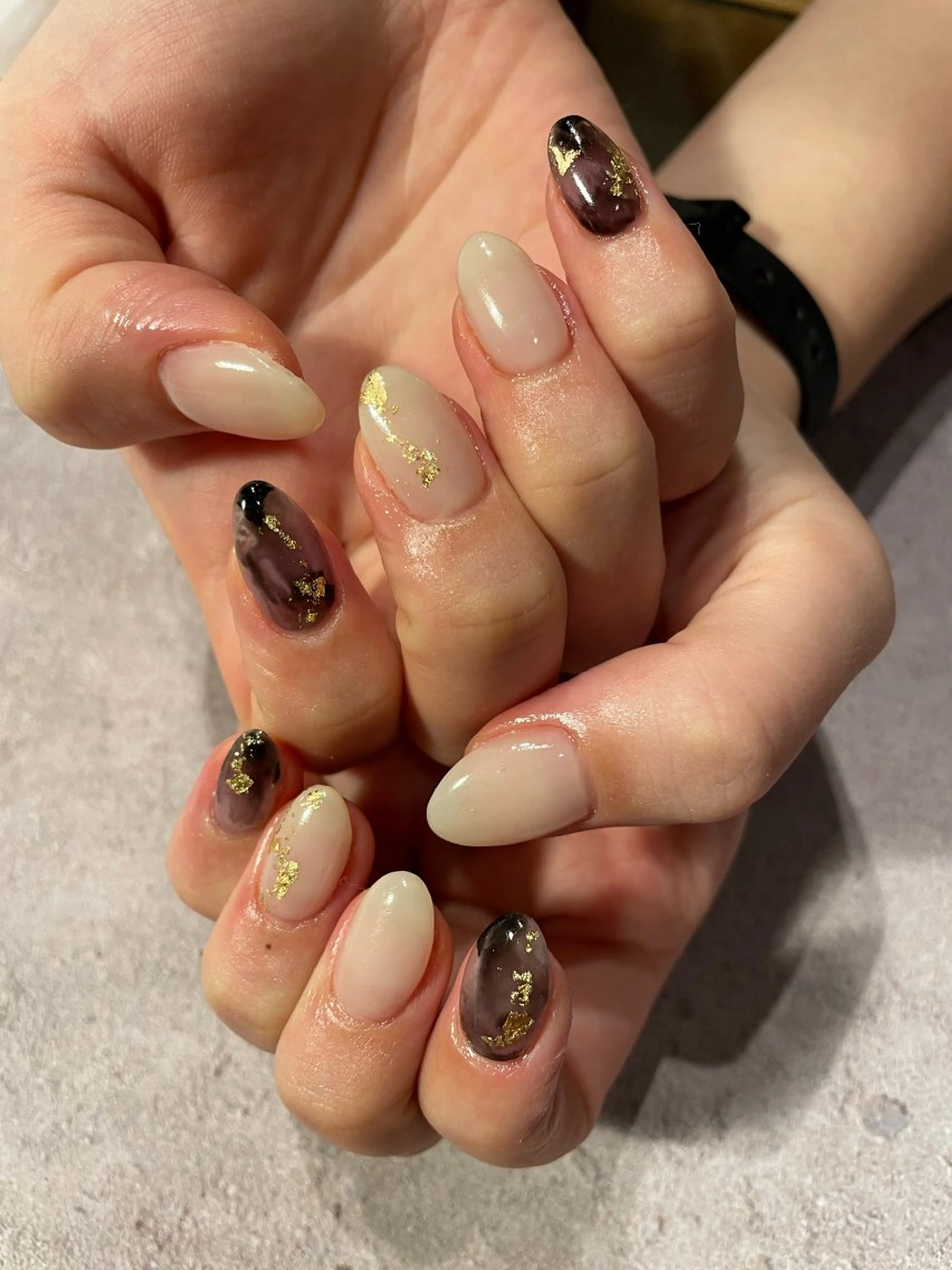 シンプルネイルの写真