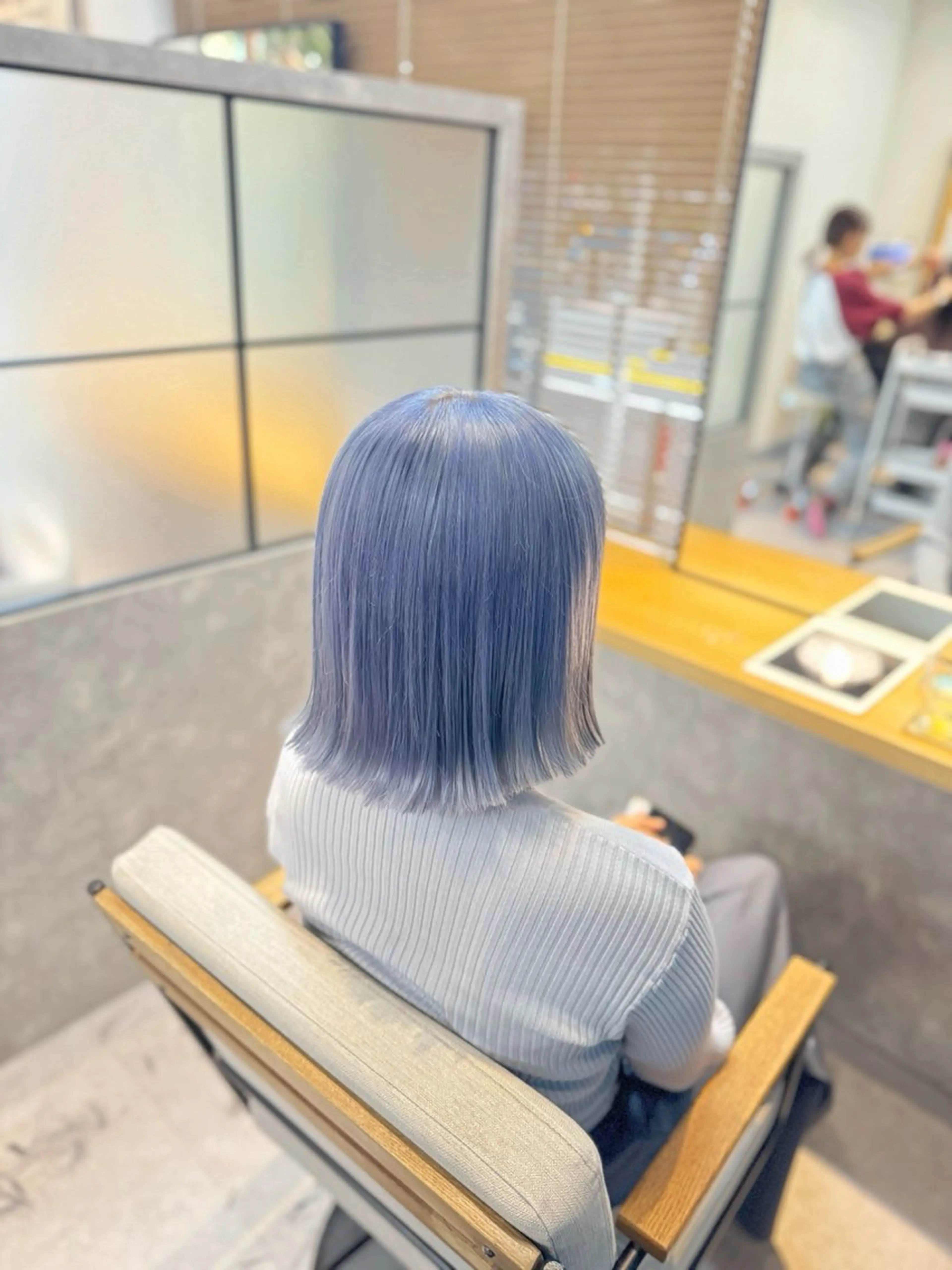 ミディアム カラー カット ヘアカラー トリートメント 似合わせ/ブリーチ/ 透明感/sanamiのヘアスタイル