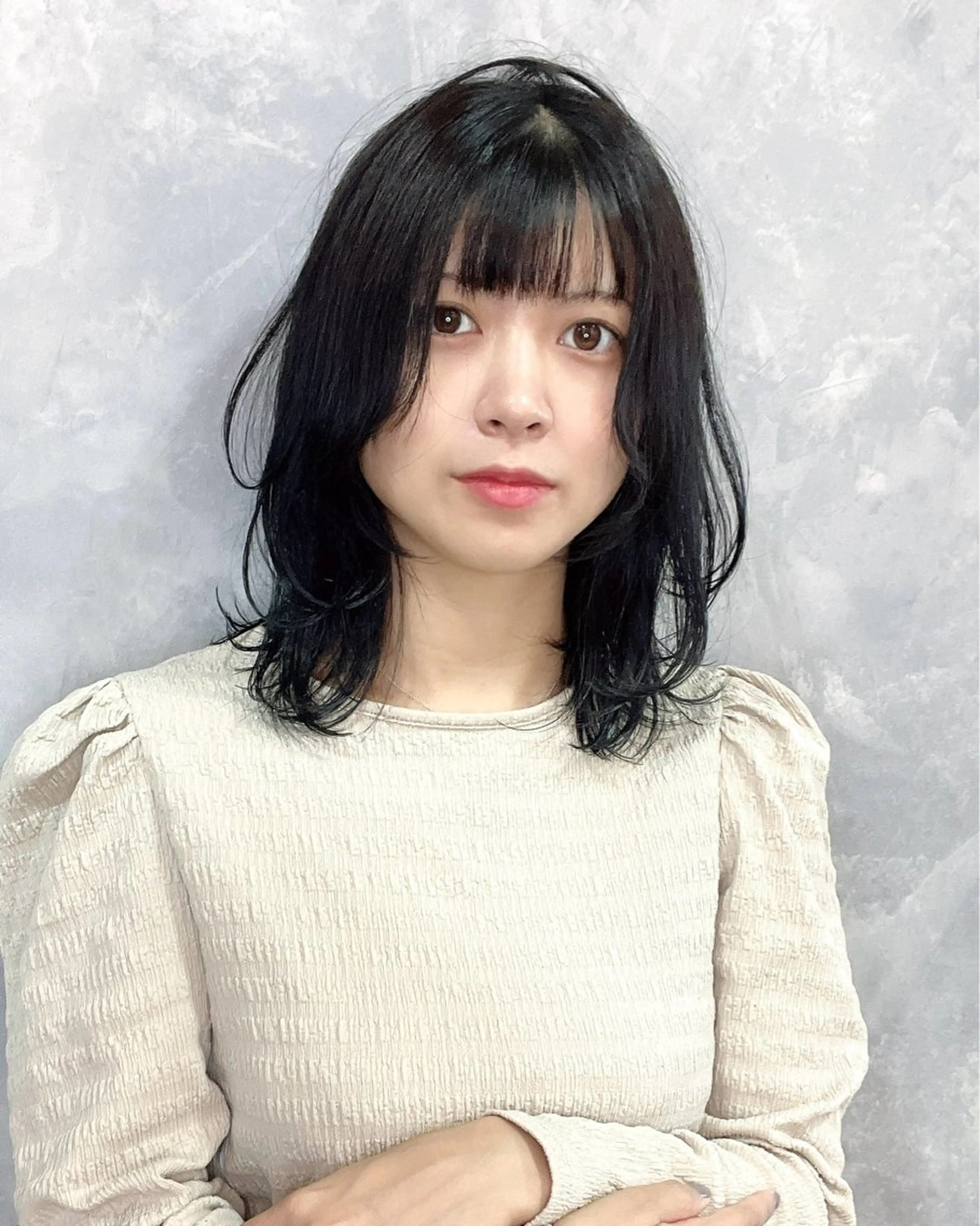 ミディアム 💎髪質改善/縮毛 矯正💎メンズパーマのヘアスタイル