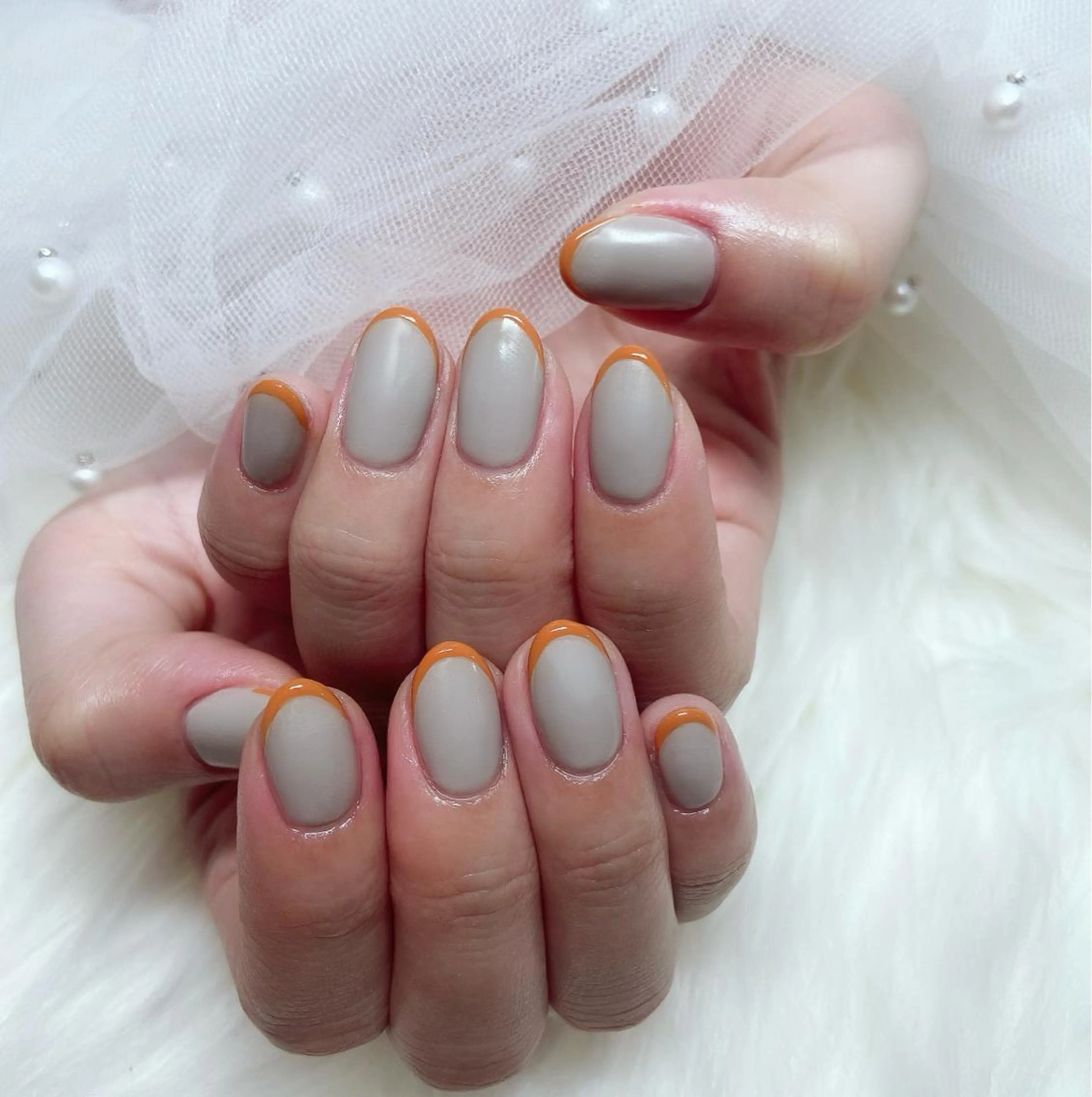 ネイル マットネイル ハンドネイル ＆ME アンドミーのネイルデザイン