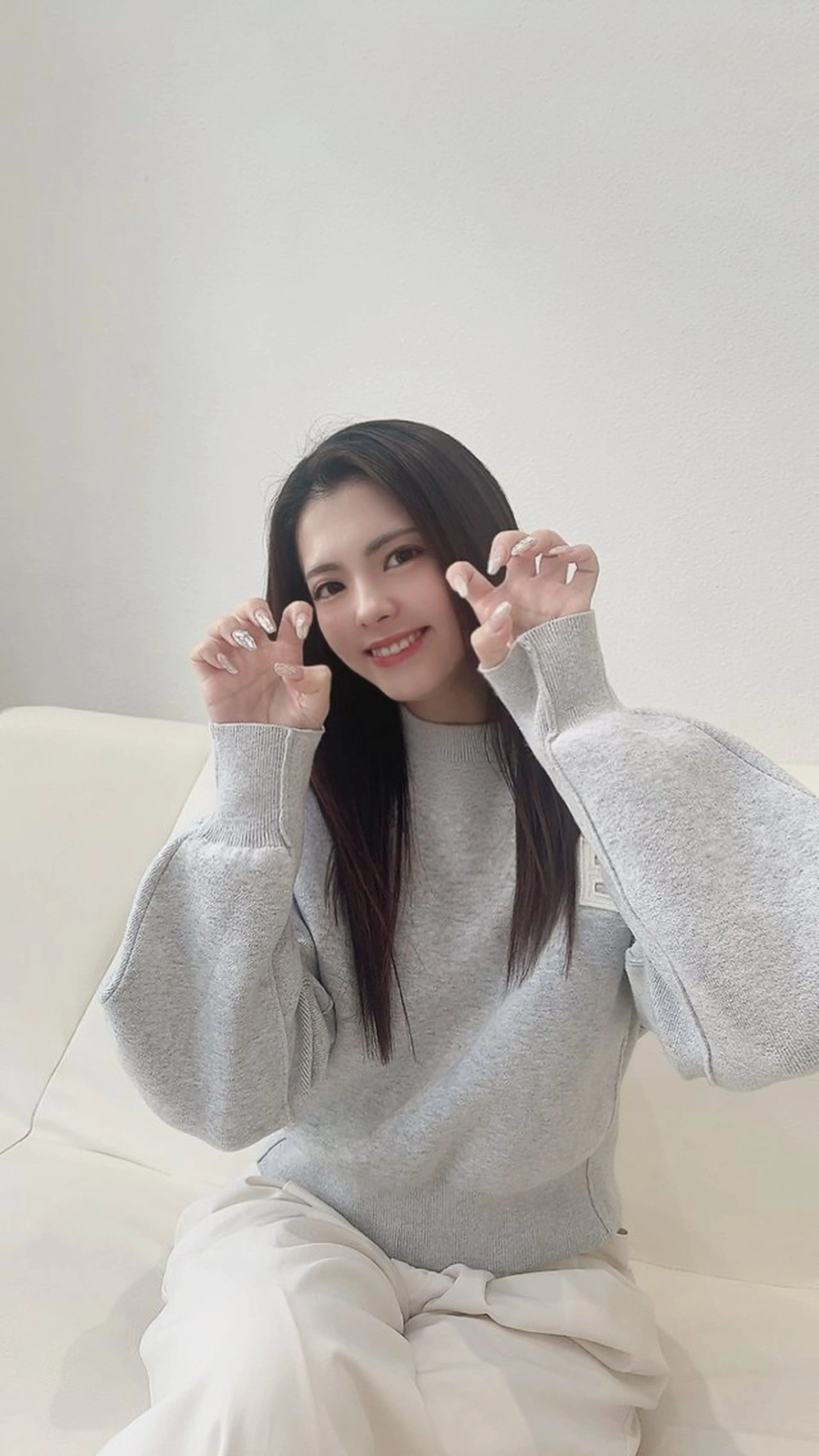 ミディアム カラー 縮毛矯正 堀井 凌平のヘアスタイル