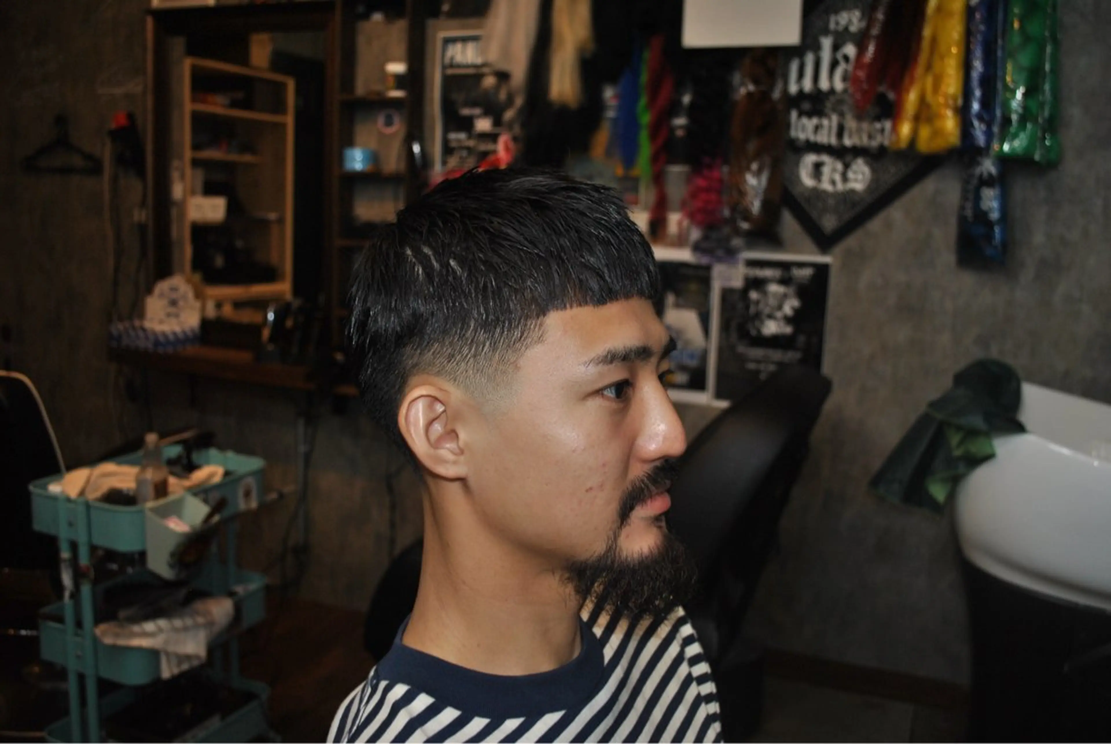 メンズ メンズパーマ ✂︎barber✂︎ Hideのヘアスタイル