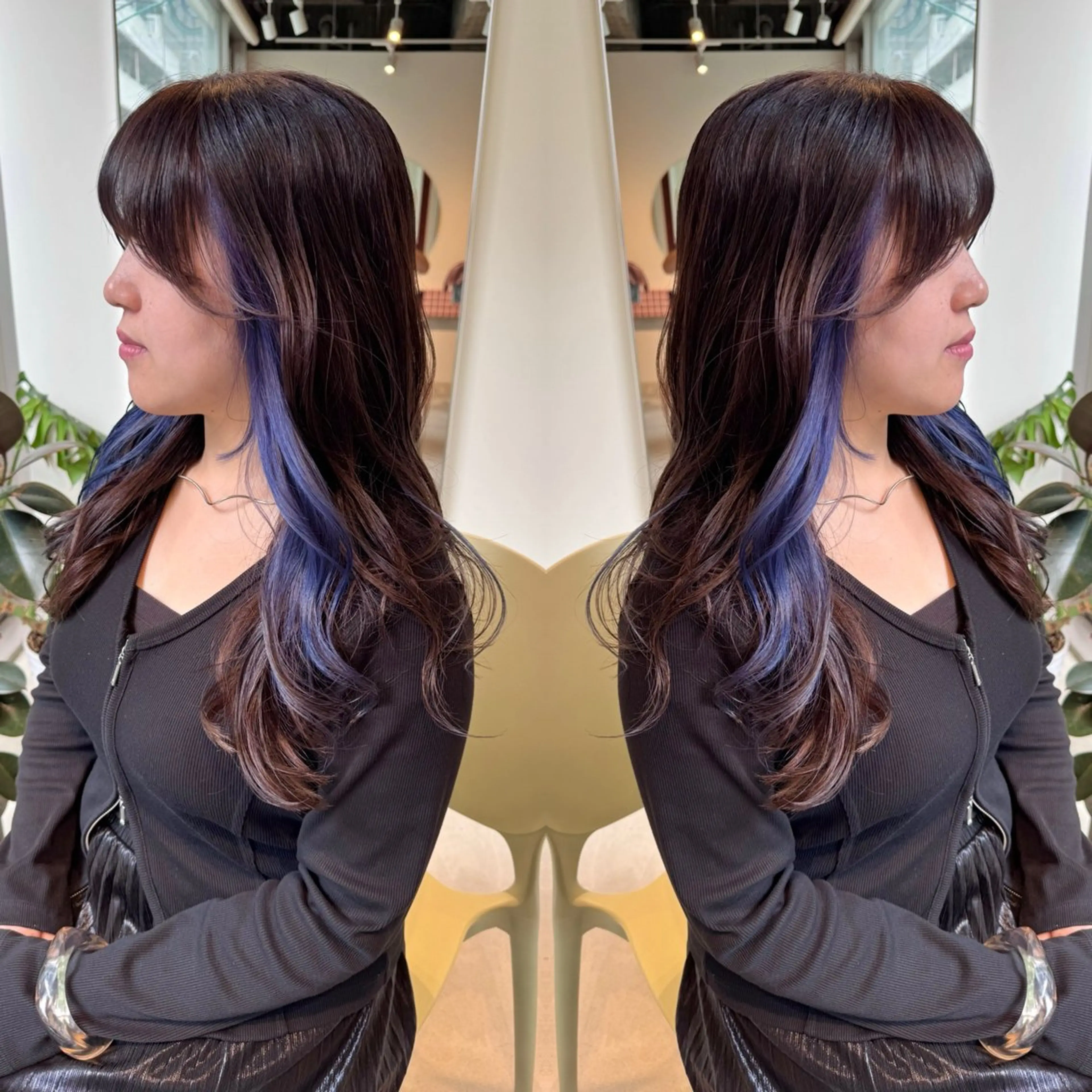 ロング カラー 切りっぱなしボブ ショートボブ アッシュ ベージュカラー グレージュ 髪質改善マスター 長尾勇弥/梅田中津のヘアスタイル
