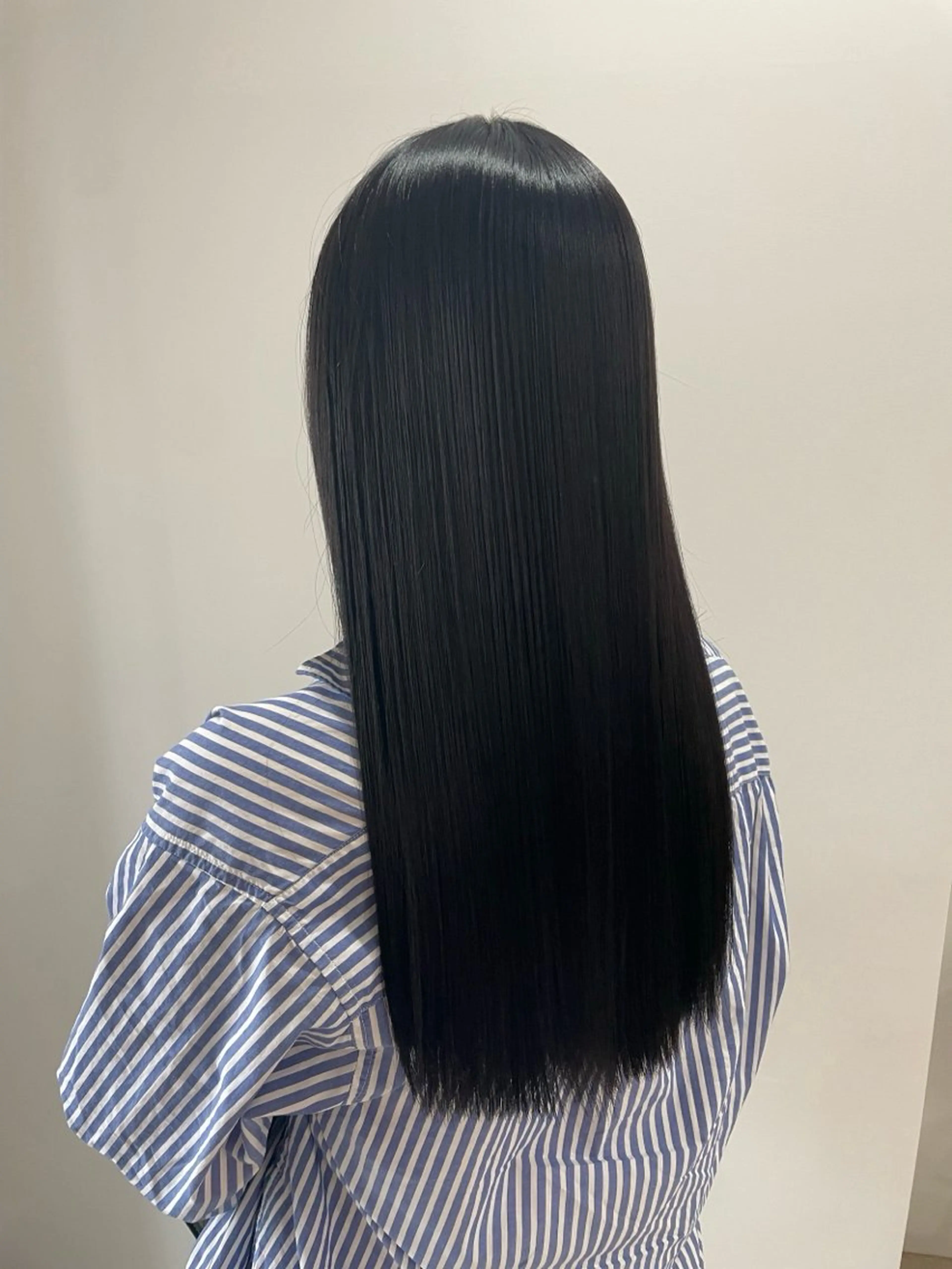 ロング 縮毛矯正 縮毛矯正 森永 秀斗のヘアスタイル