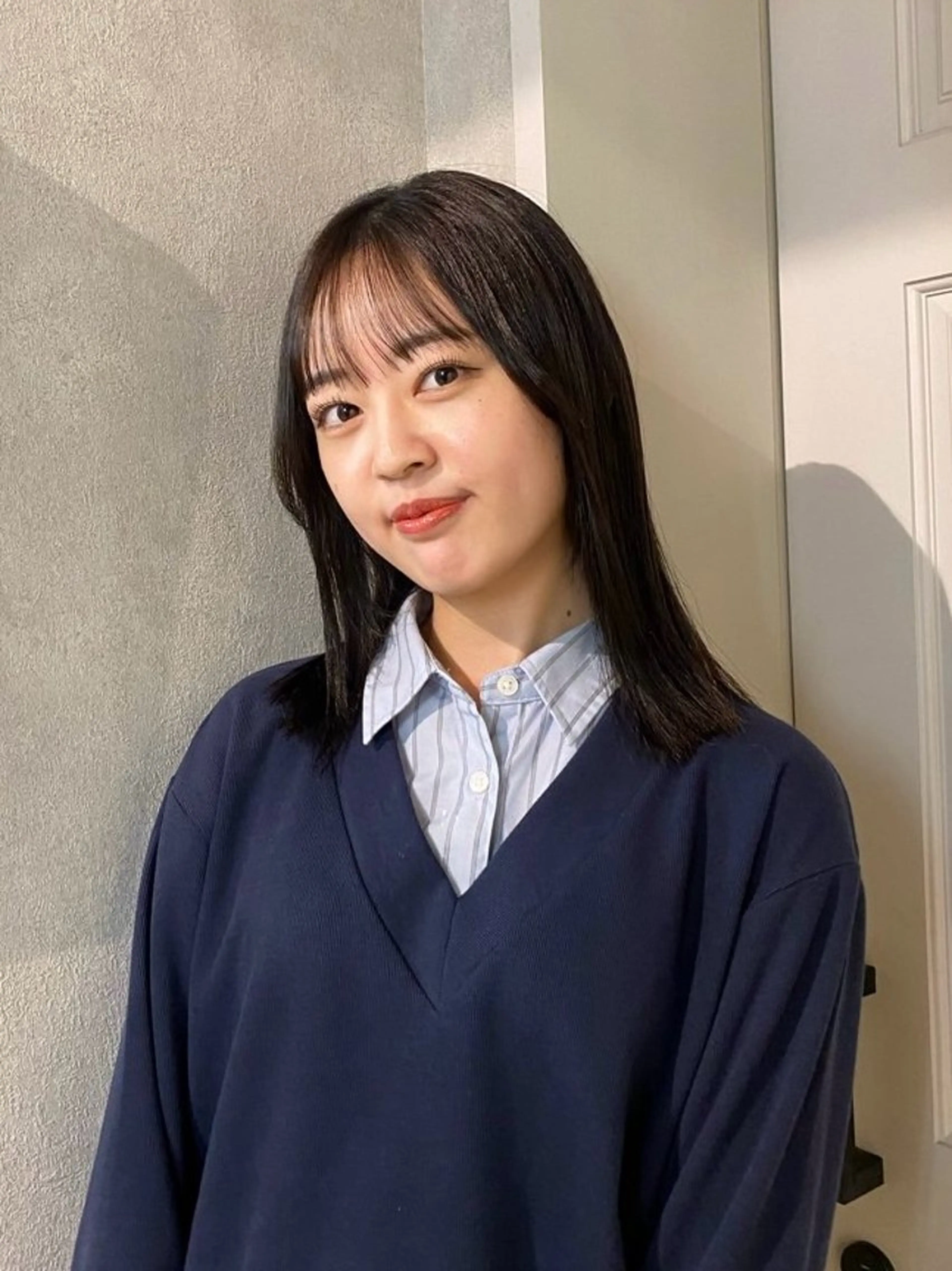 ミディアム カラー ヘアカラー 透明感モテスタイル 💞SHIORI💞のヘアスタイル