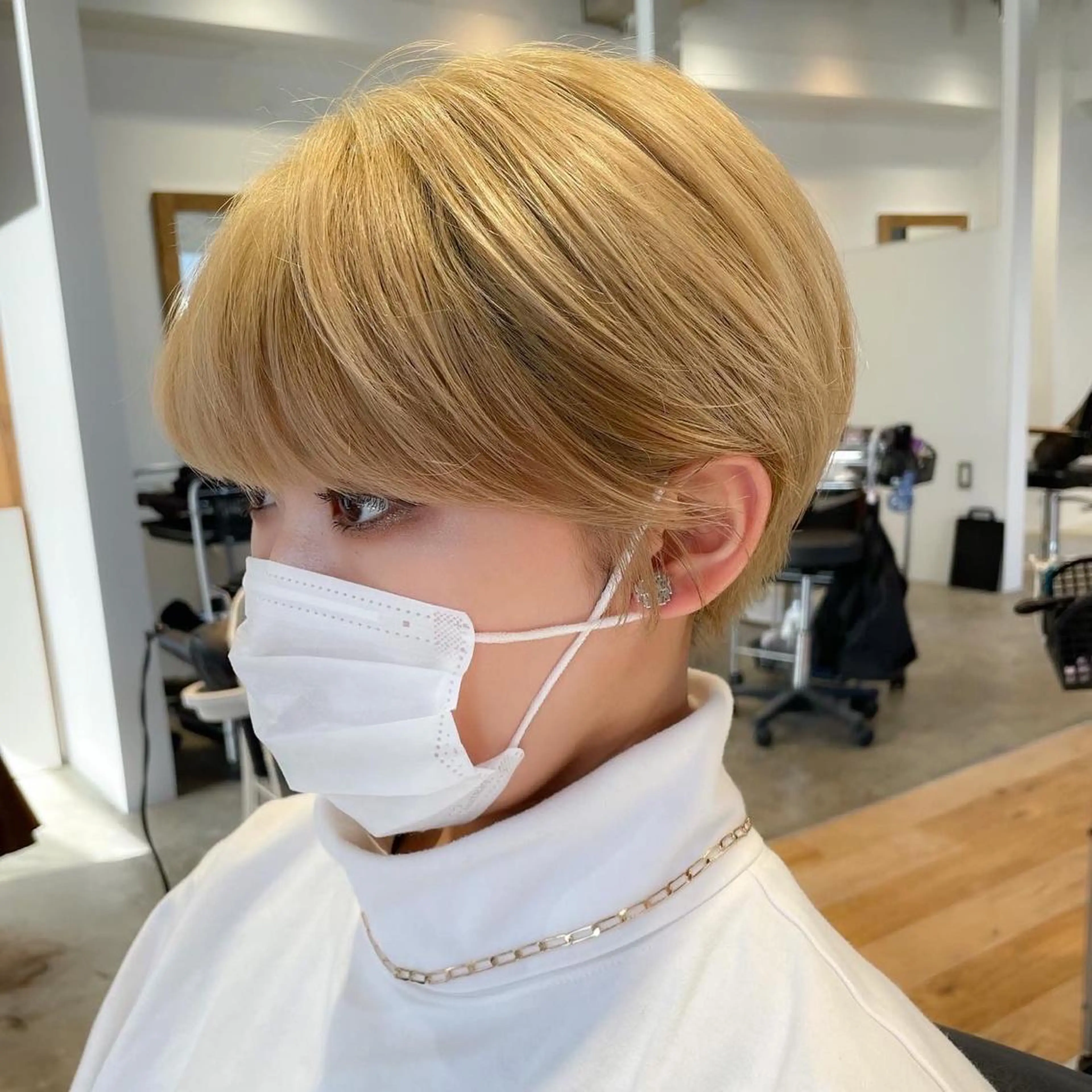 ショート カラー 髪質改善&透明感 ⭐️高本裕基のヘアスタイル