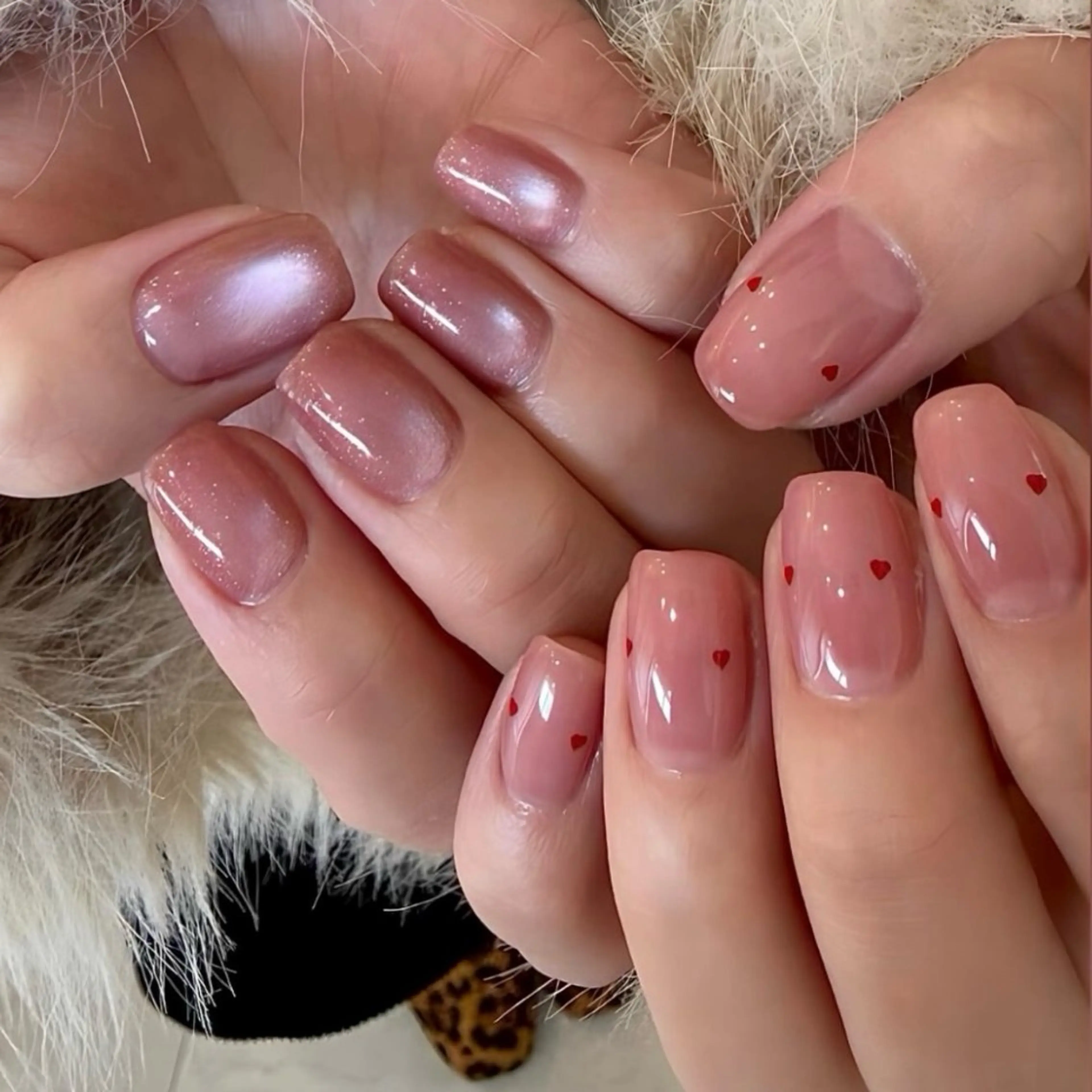 マグネットにハートホログラム❤️色替えOK オフあり/なし/現金支払いのみの写真