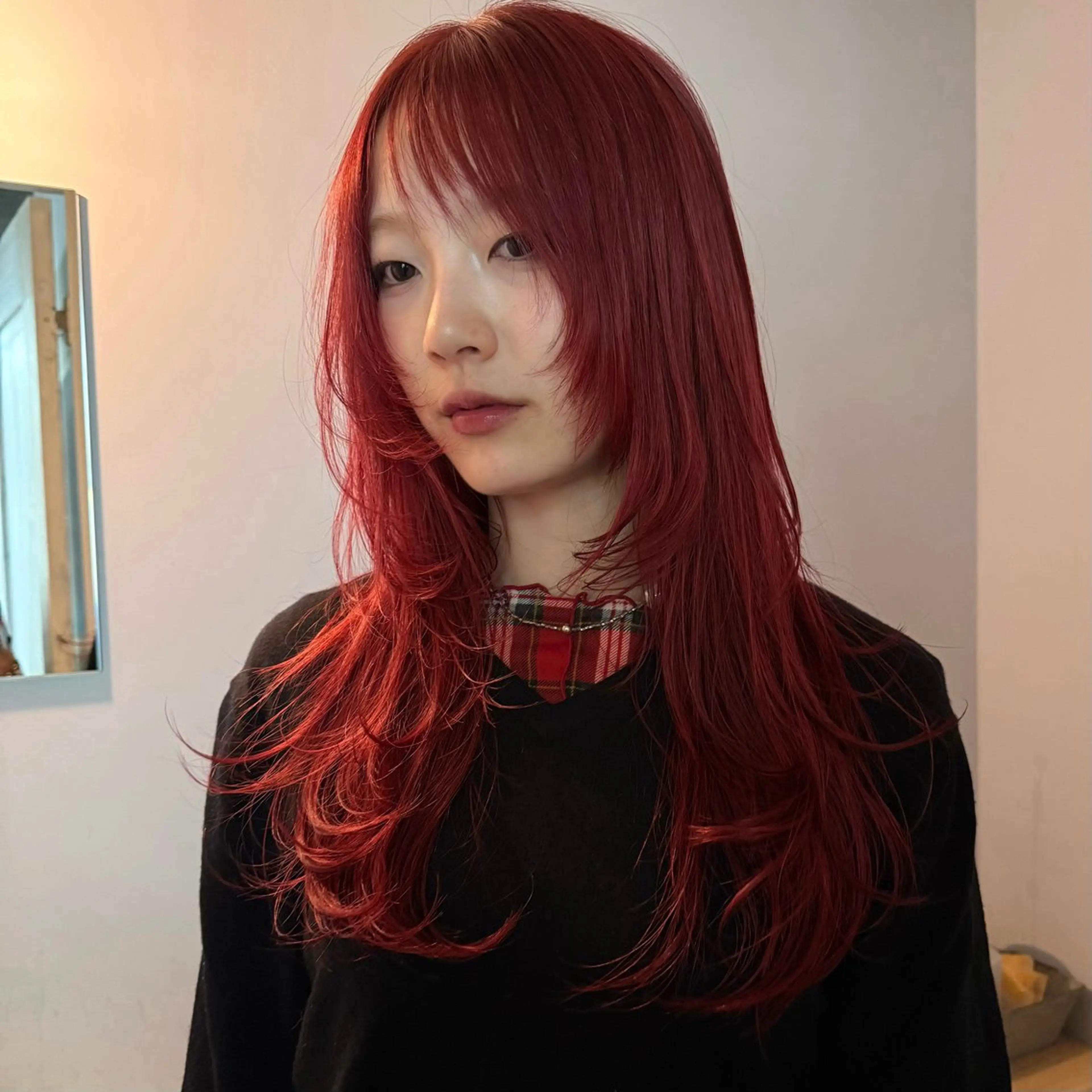 ロング カット ヘアカラー 舟橋耀/ブリーチカラ ー/レイヤーカットのヘアスタイル