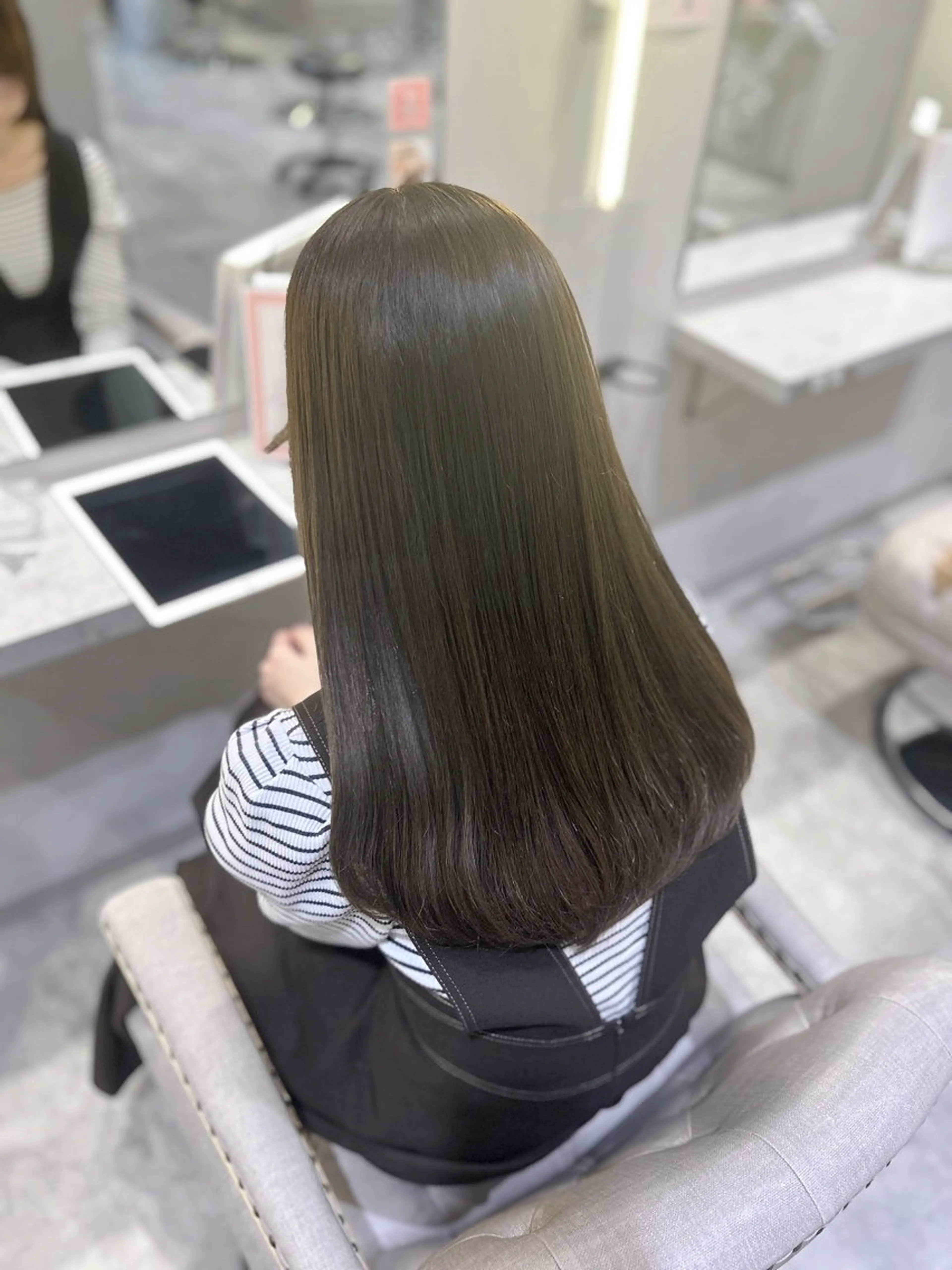 ロング カラー ブリーチ 透明感カラー ダブルカラー ブリーチなしカラー 🐰🎀艶髪特化 yuzuka🎀🐰のヘアスタイル
