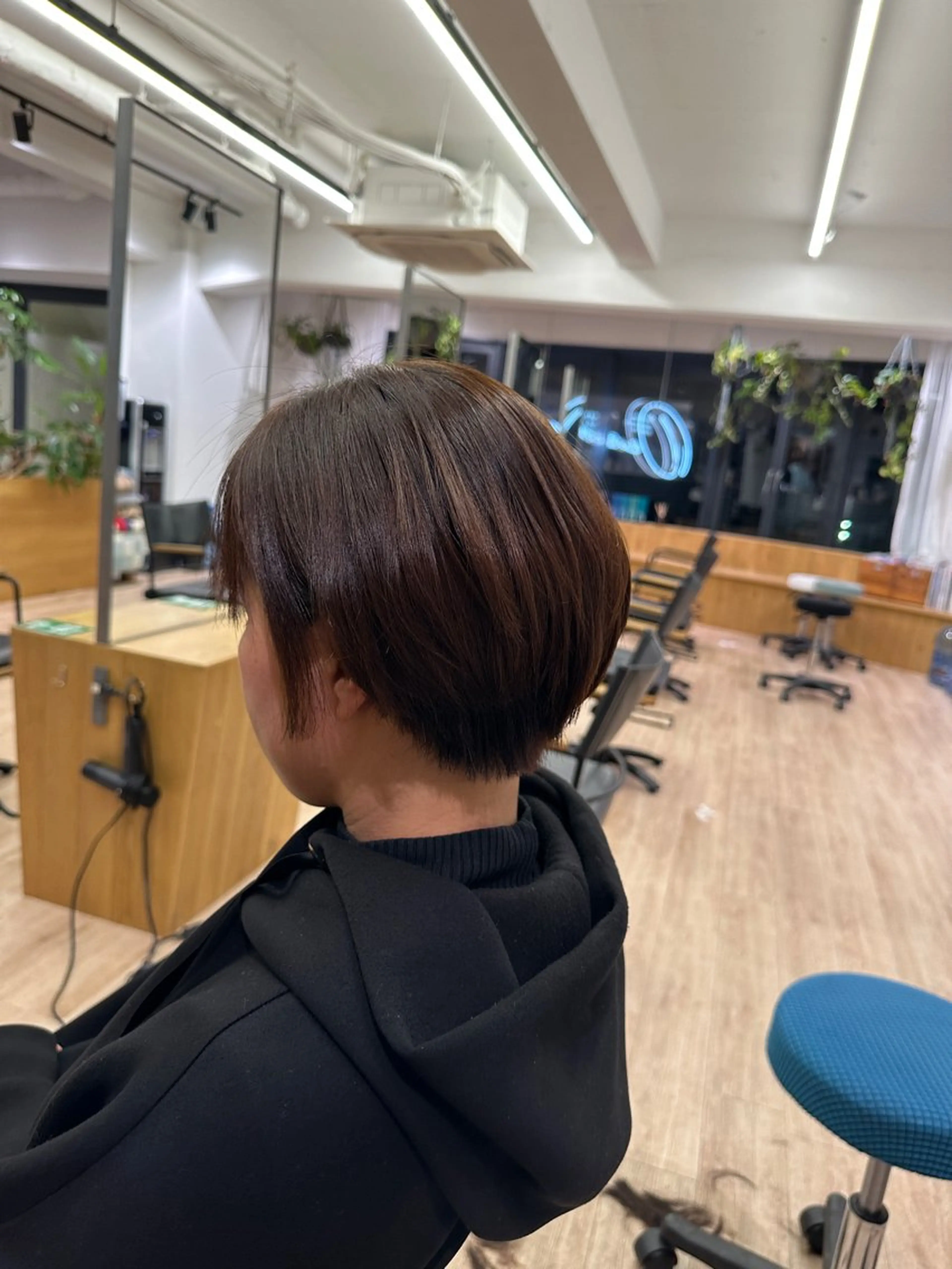 ショート 切りっぱなし/髪質 改善矯正/さやか🫧のヘアスタイル