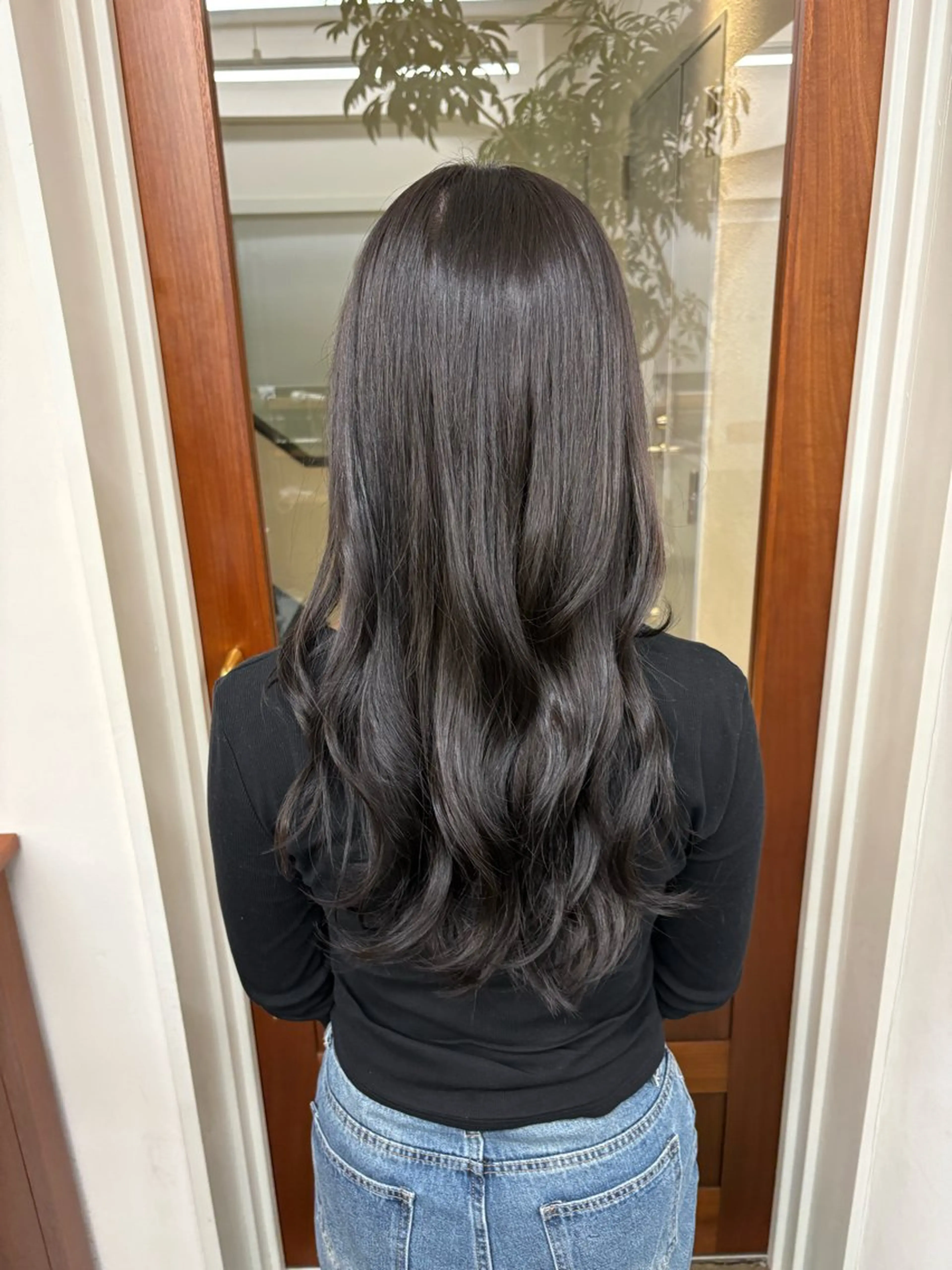 ロング カット ヘアカラー トリートメント レイヤー/顔周り/ 透明感/ののか💞のヘアスタイル