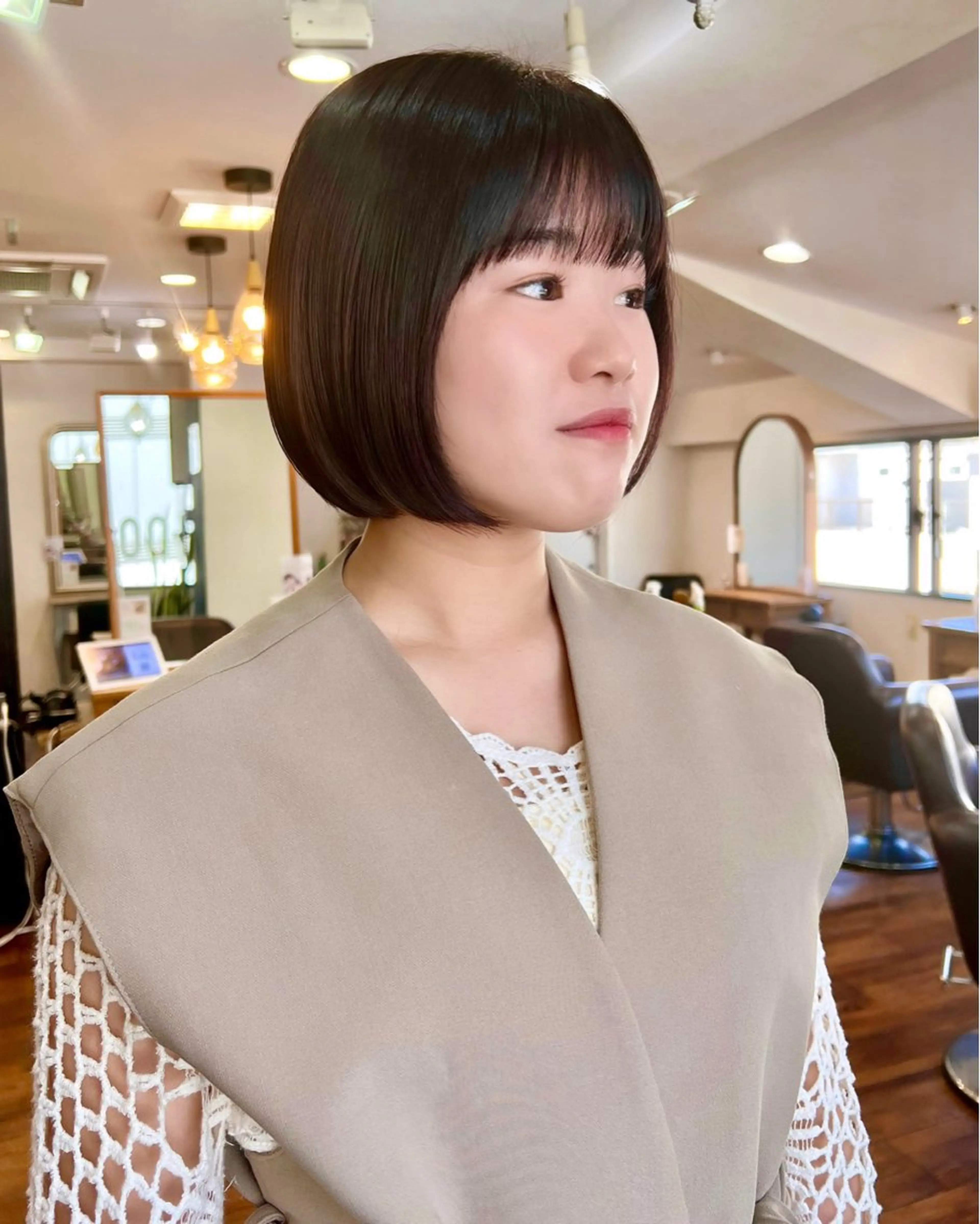 ショート ショートボブ ボブ ショートヘア 韓国ヘア 🎀華澄のヘアスタイル