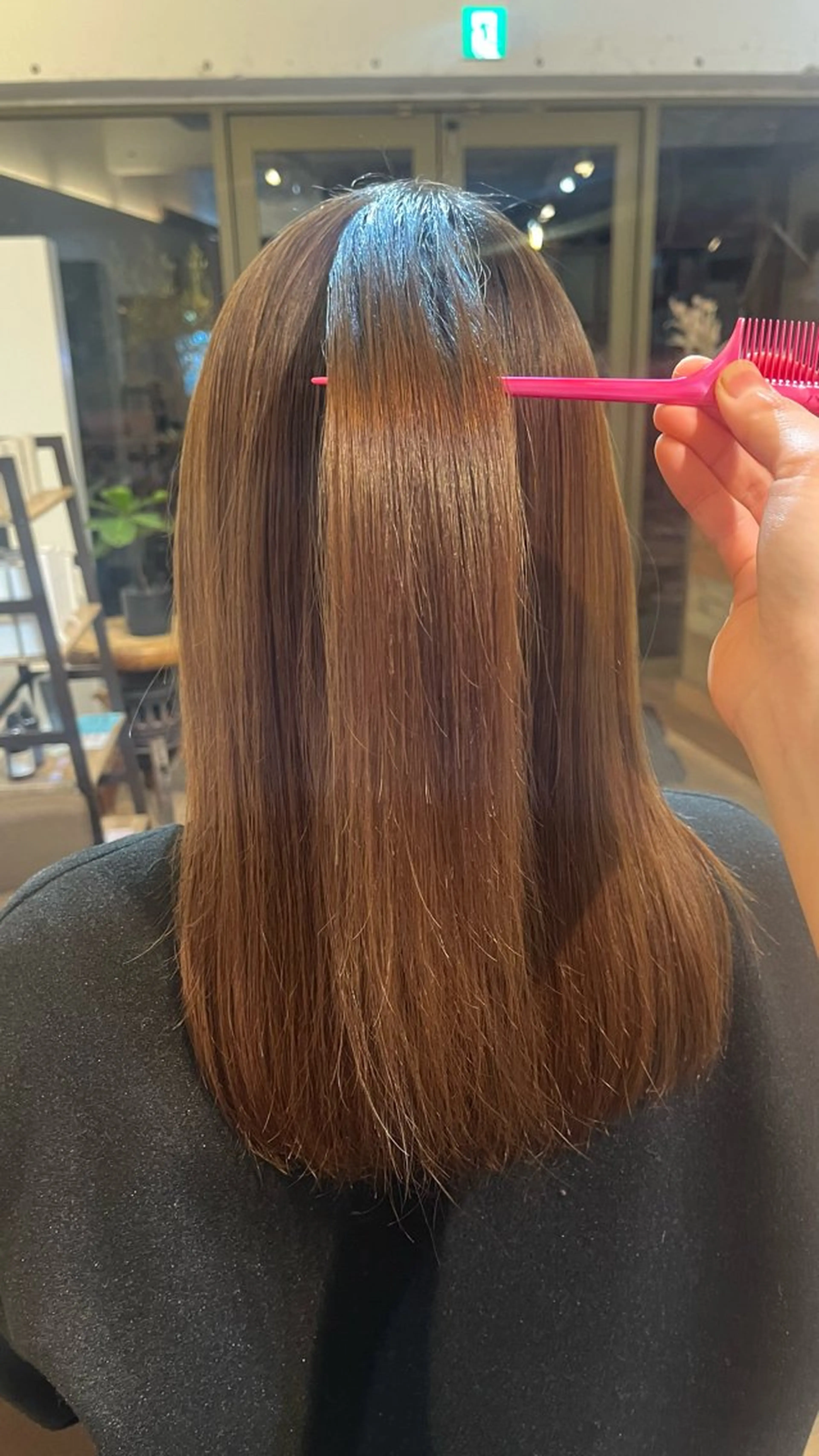 縮毛矯正 くろたき まほのヘアスタイル