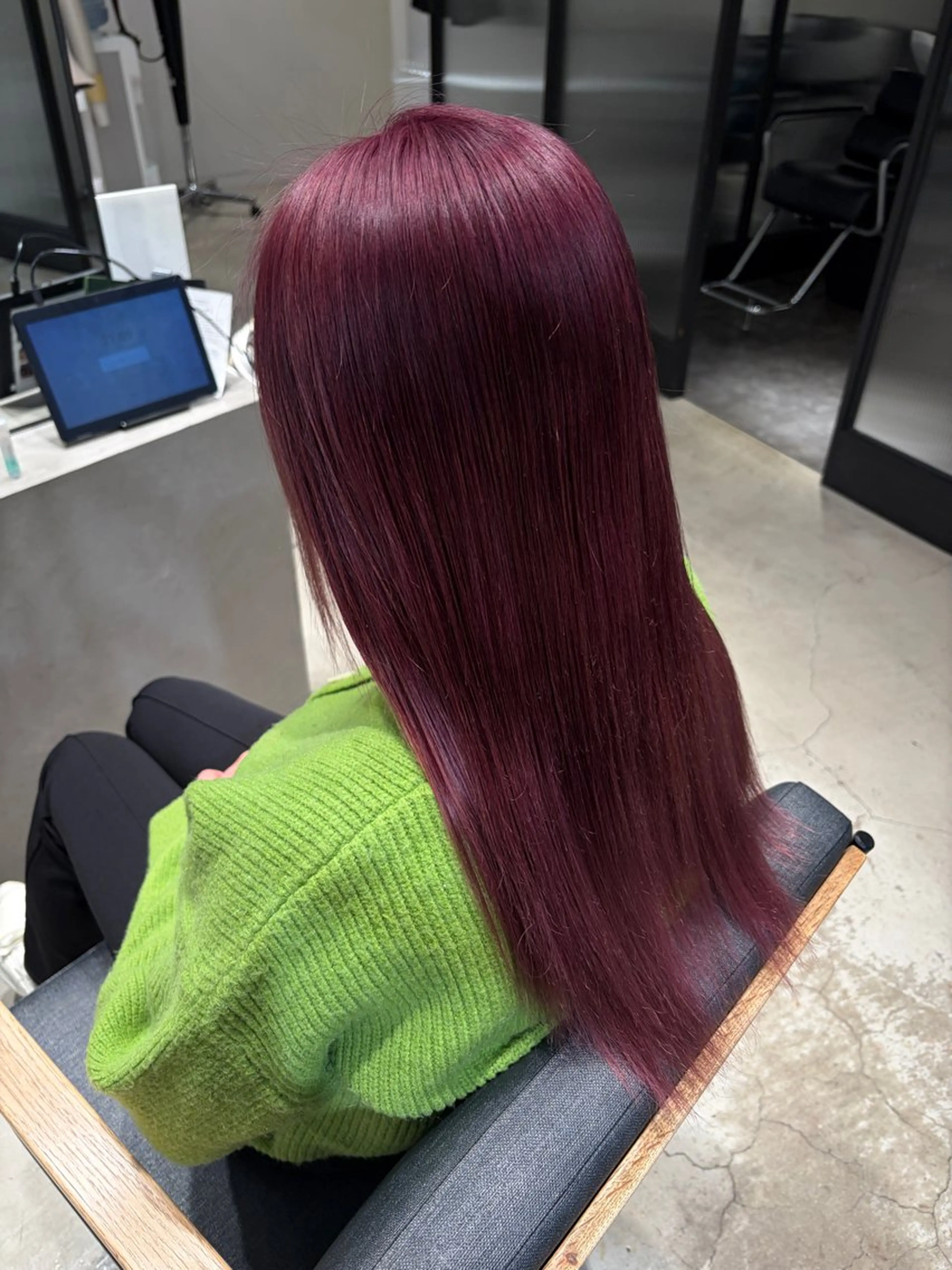 ロング カラー カット ヘアカラー カット／ブリーチ🐏 モデル募集中 ナナホのヘアスタイル